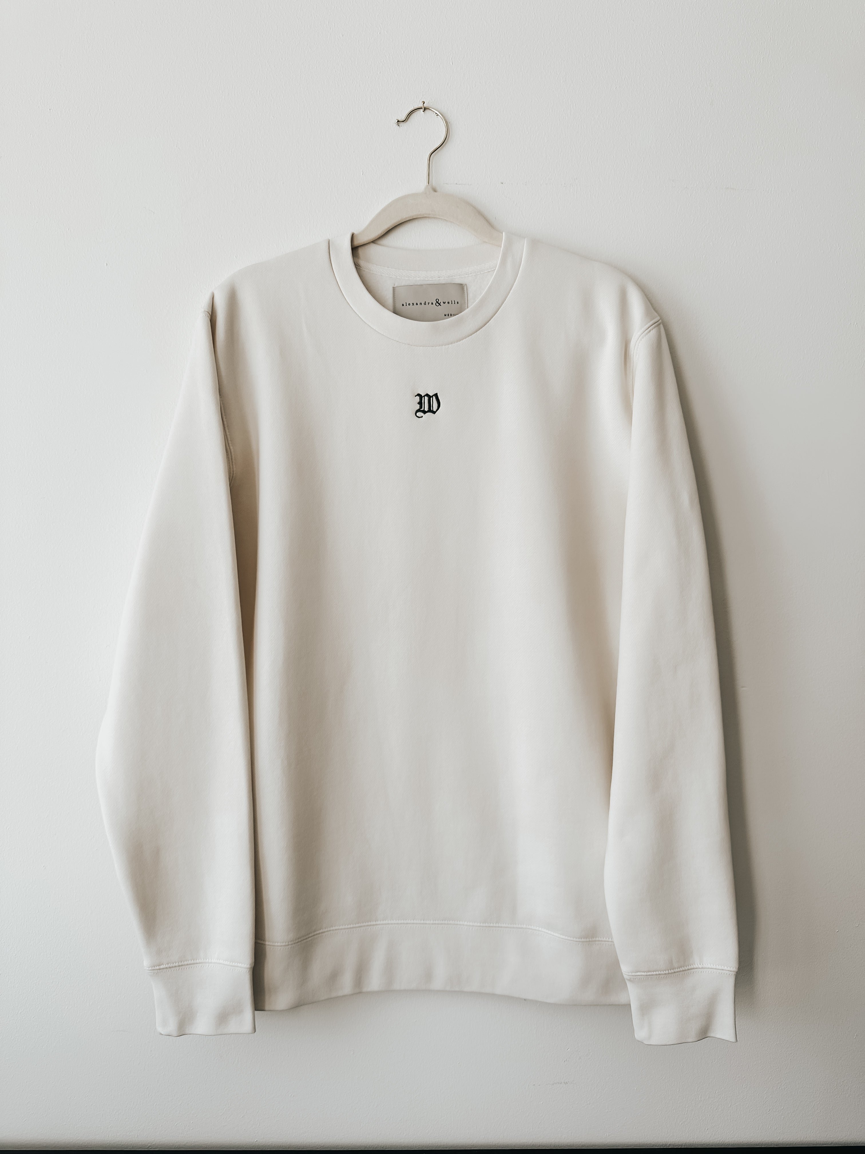 Signature Crewneck | Old English Letter
