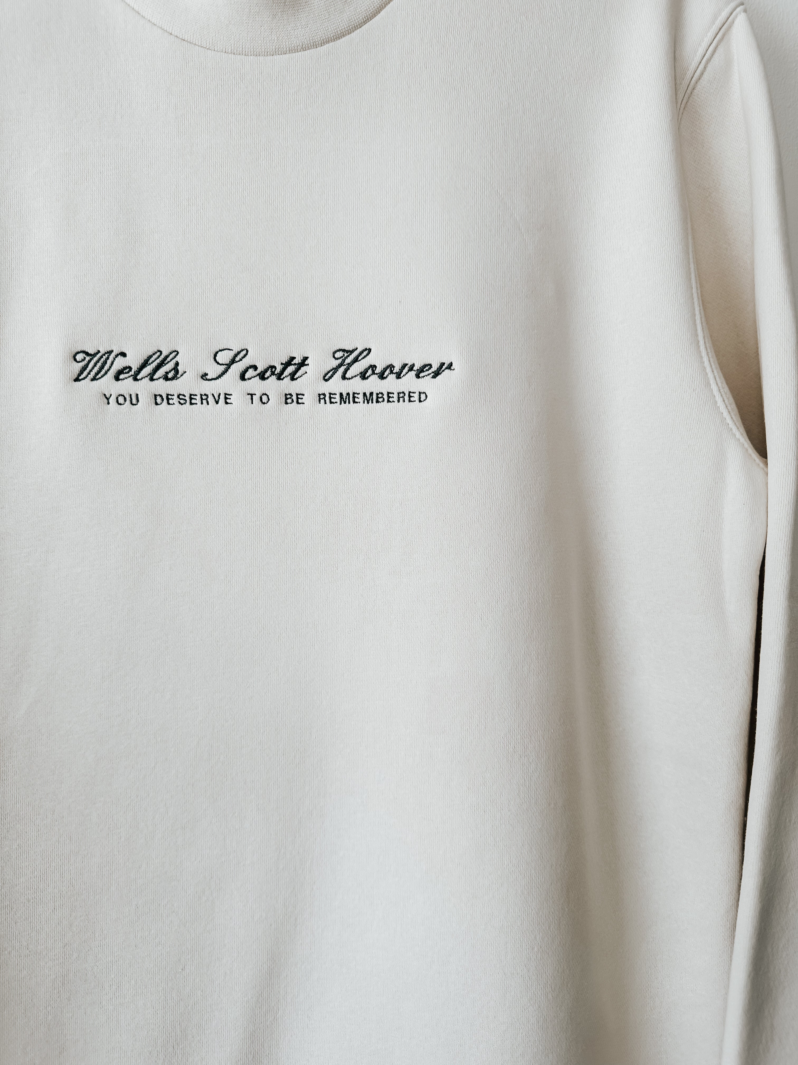 Signature Crewneck | You Deserve To Be Remembered