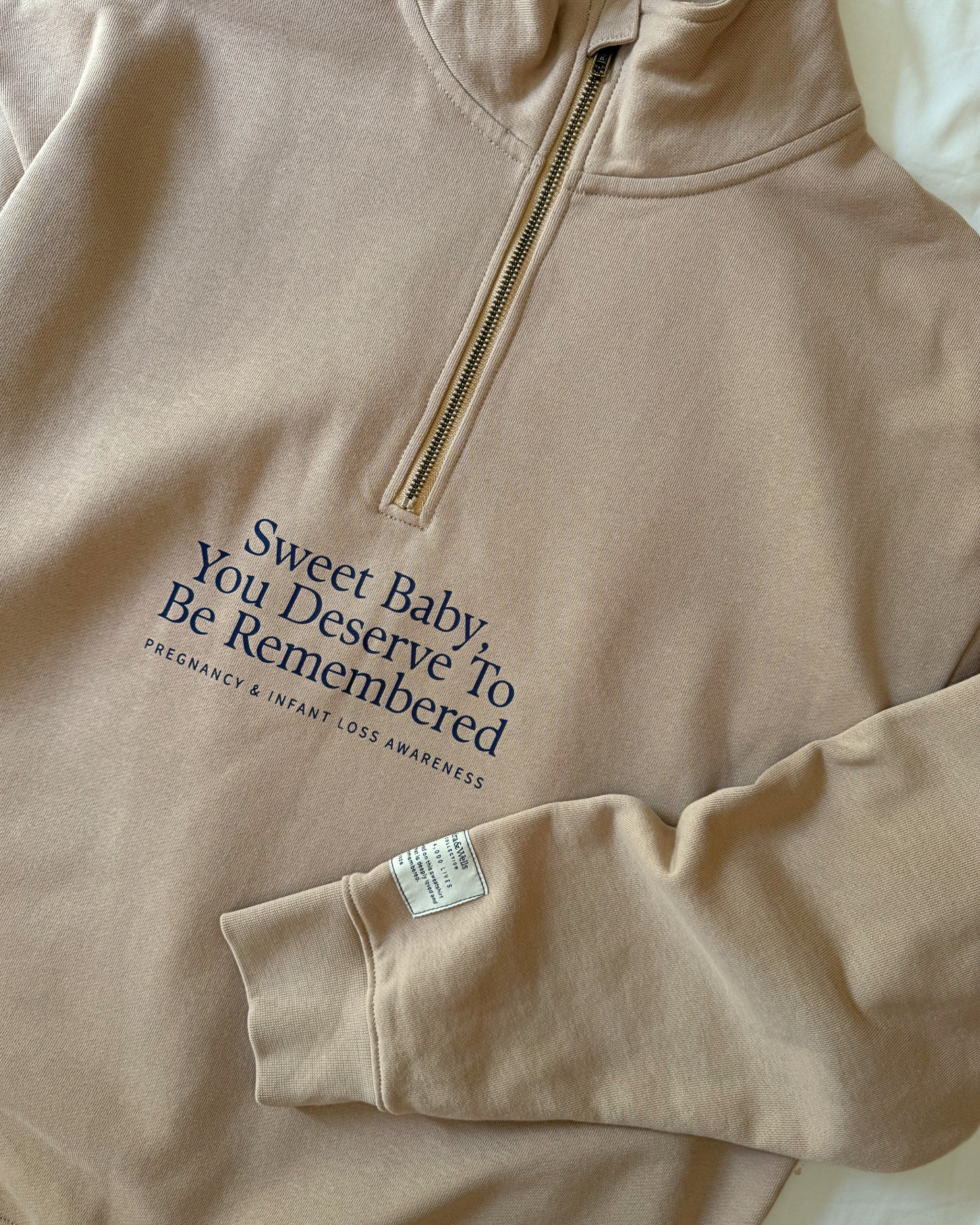 The Heritage Quarter Zip in Wheat | Sweet Baby