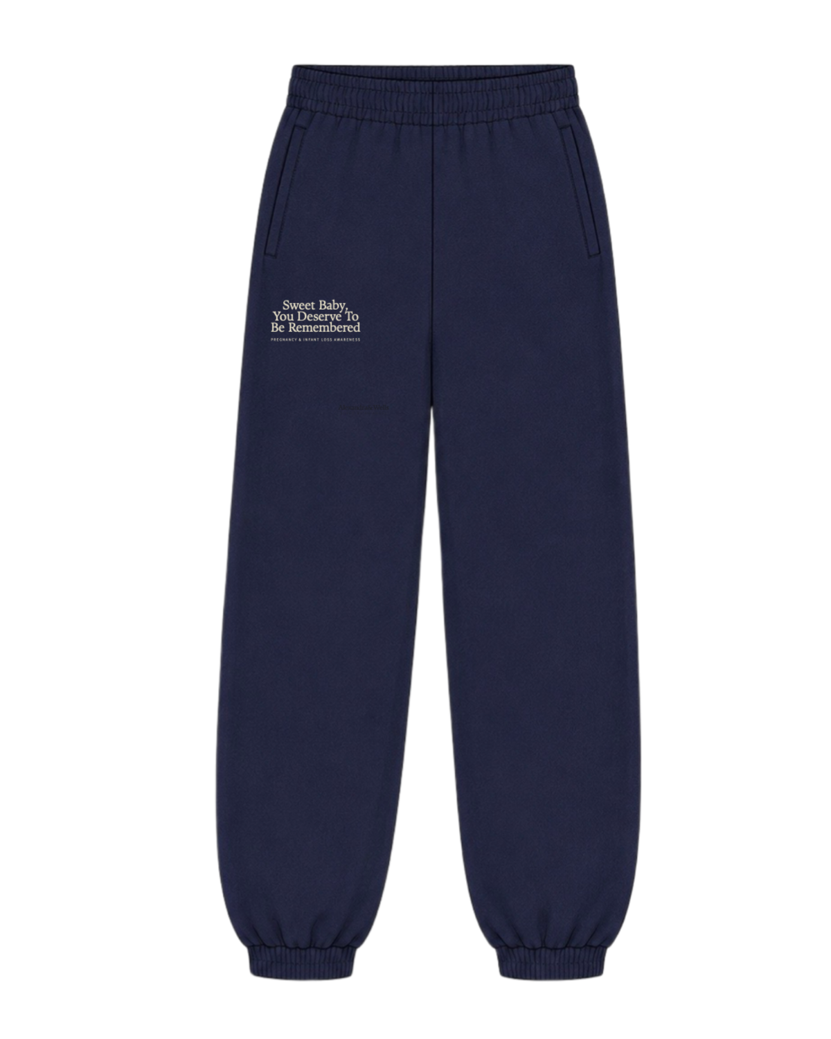 The Heritage Cuffed Sweat in Deep Navy | Sweet Baby