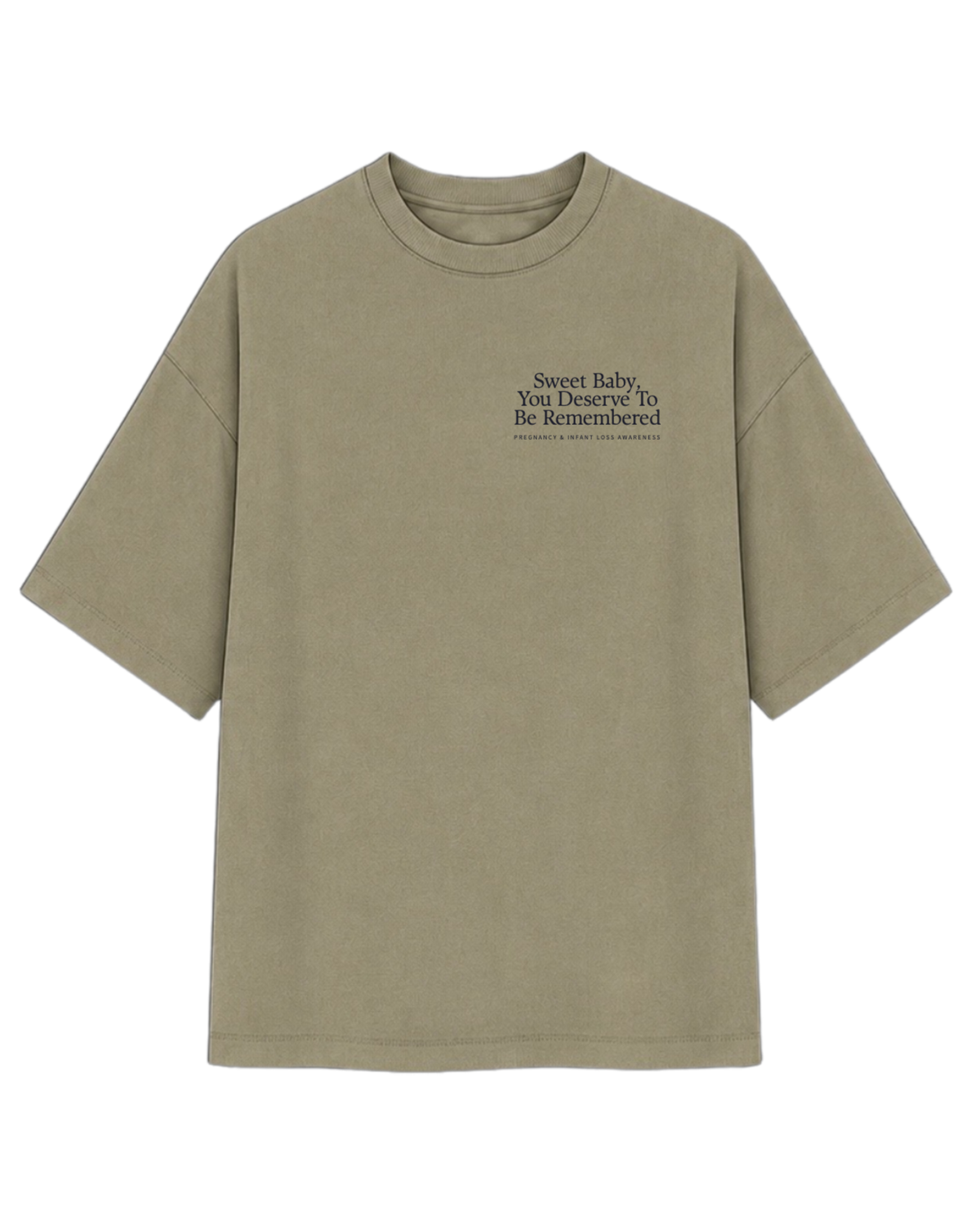 The Comfort Tee in Sage | Sweet Baby