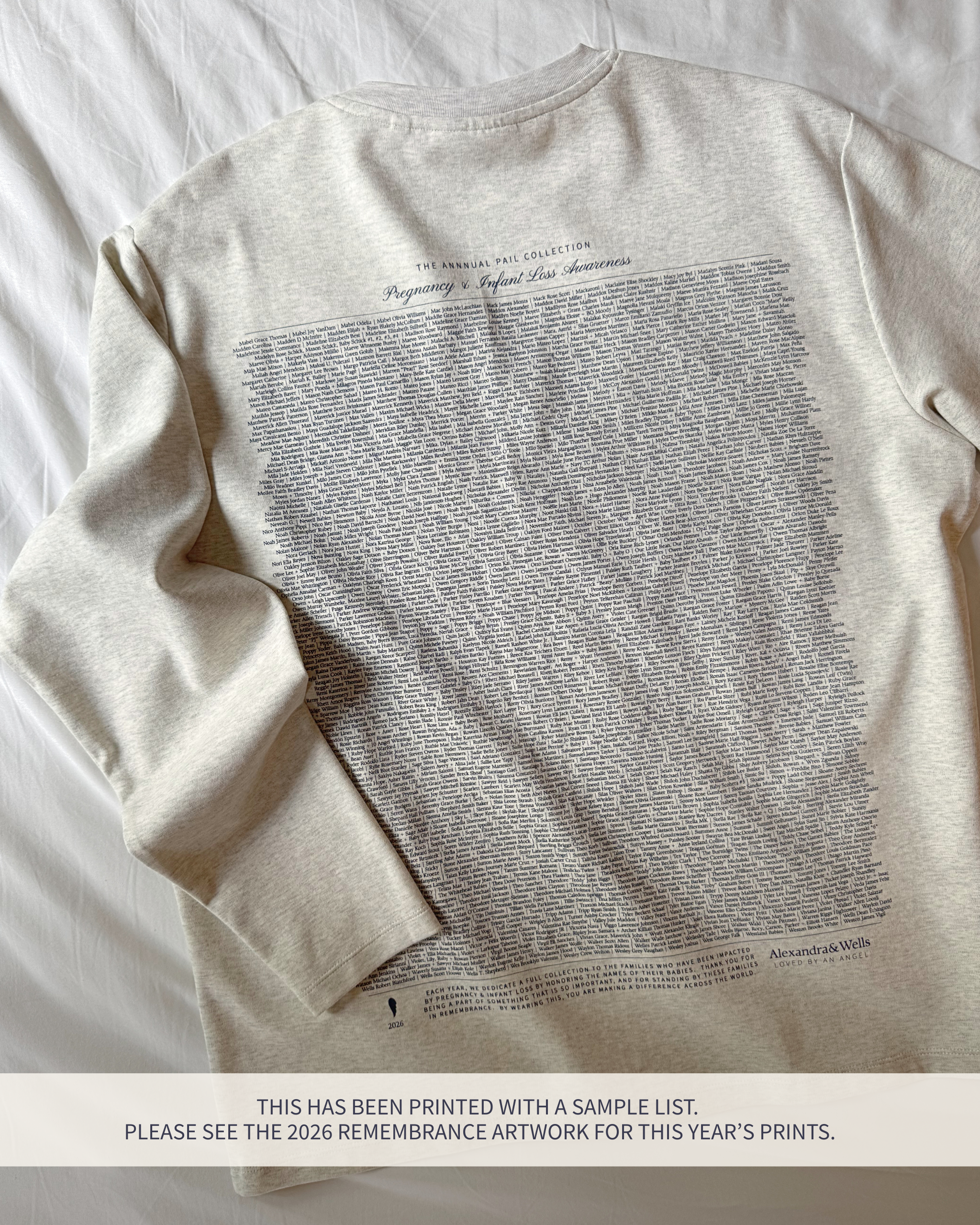 The Comfort Long Sleeve in Ash Marl | Sweet Baby
