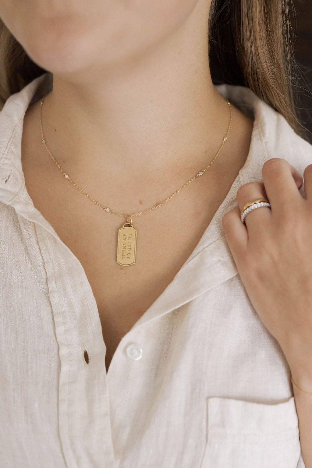 The Foundation Tag | 14k Yellow Gold