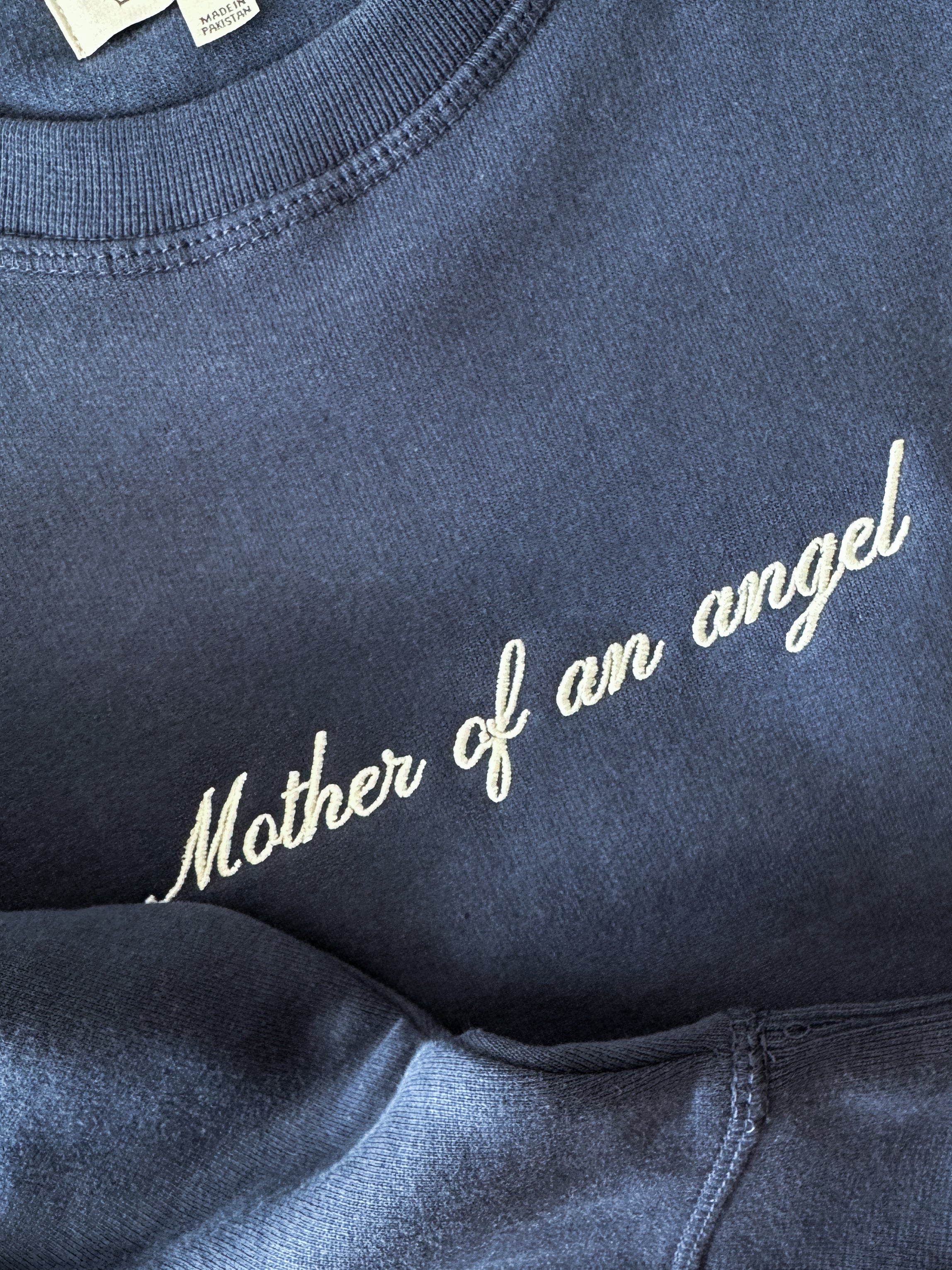 Signature Crewneck | Mother Of An Angel Script
