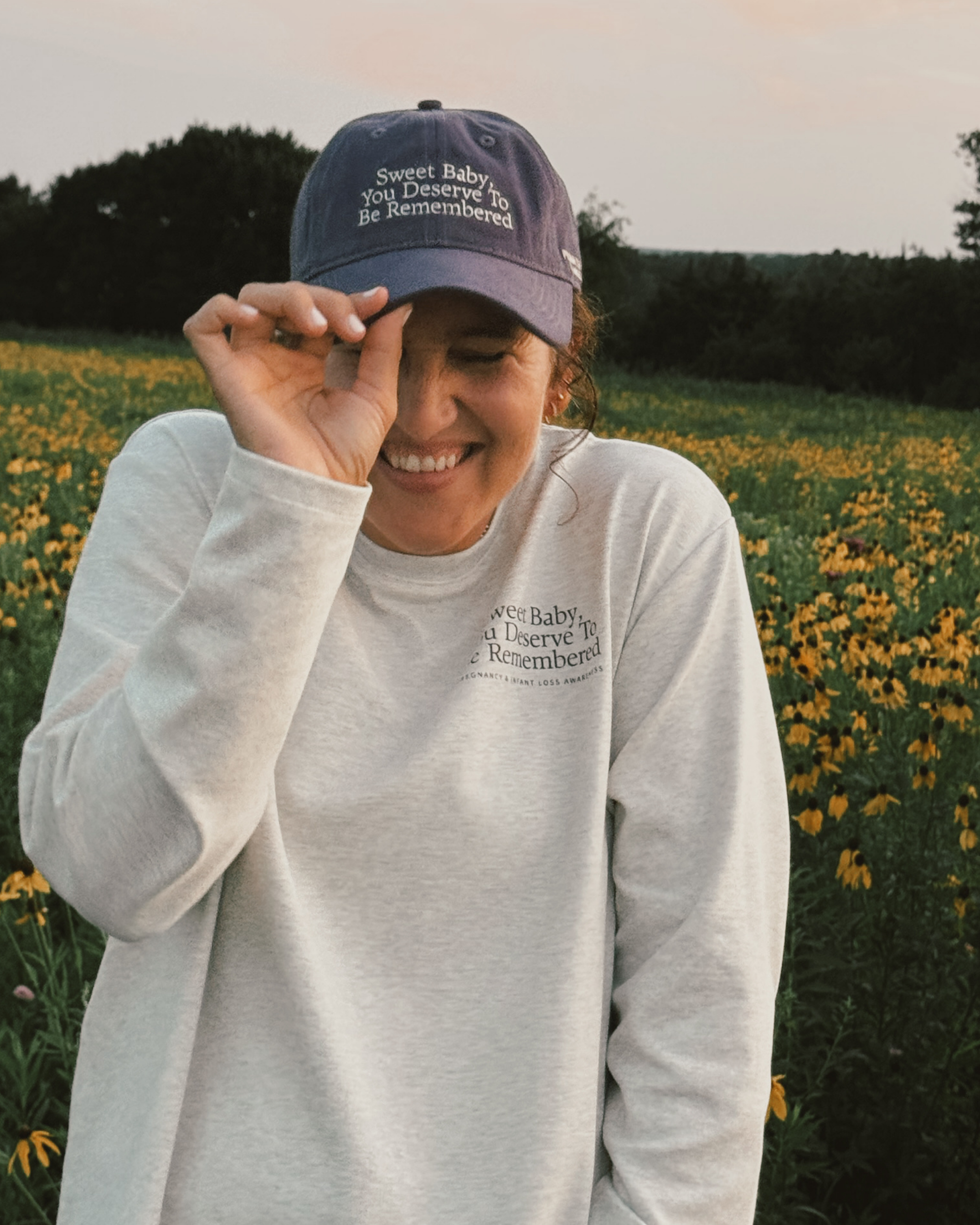 The Cotton Dad Hat in Deep Navy | Sweet Baby