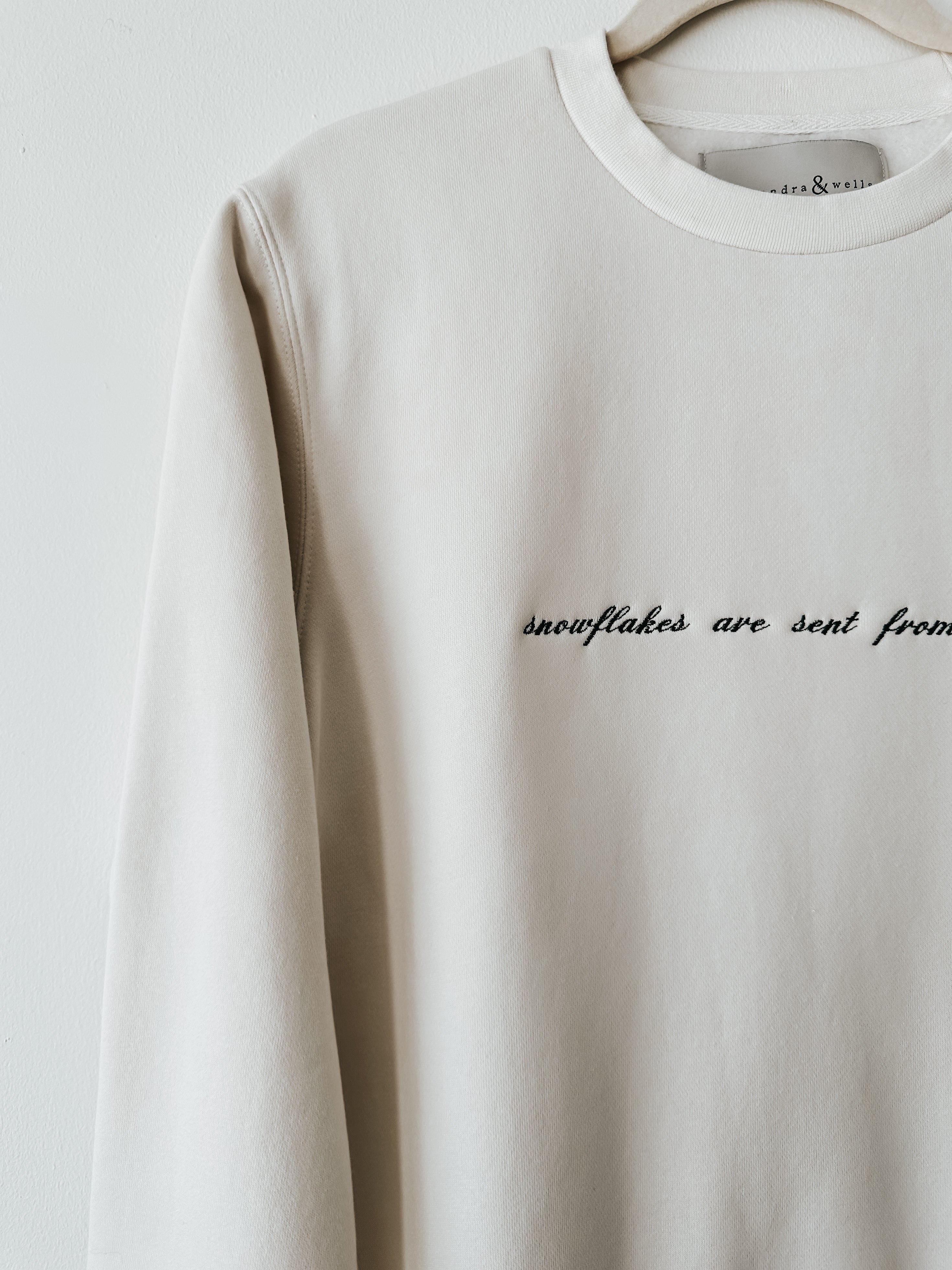 Heavy Cotton Crewneck | Snowflakes