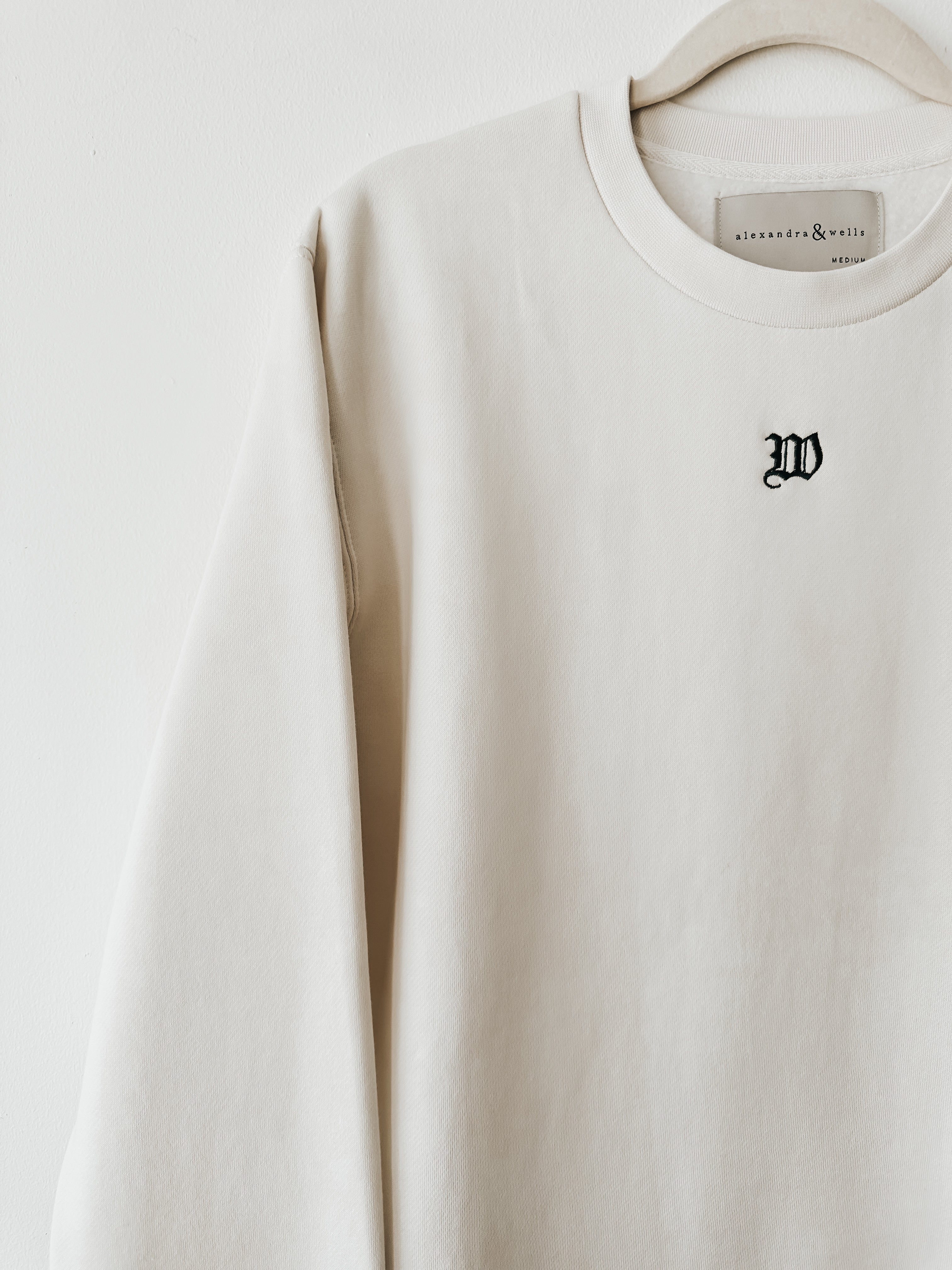 Signature Crewneck | Old English Letter