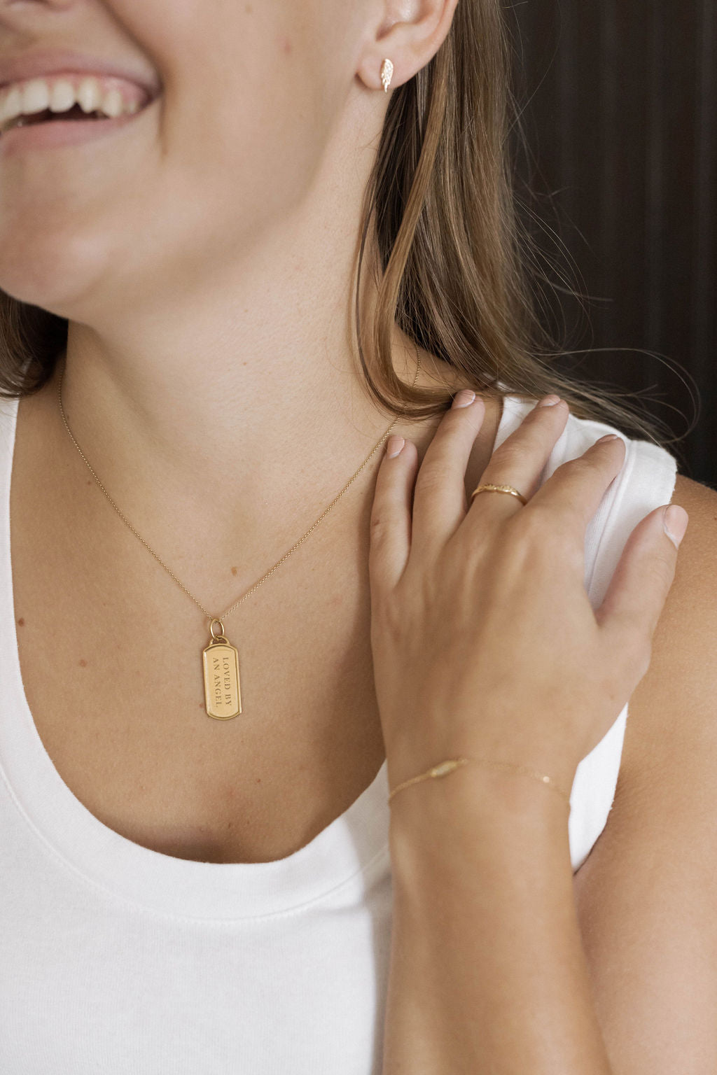 The Foundation Tag | 14k Yellow Gold