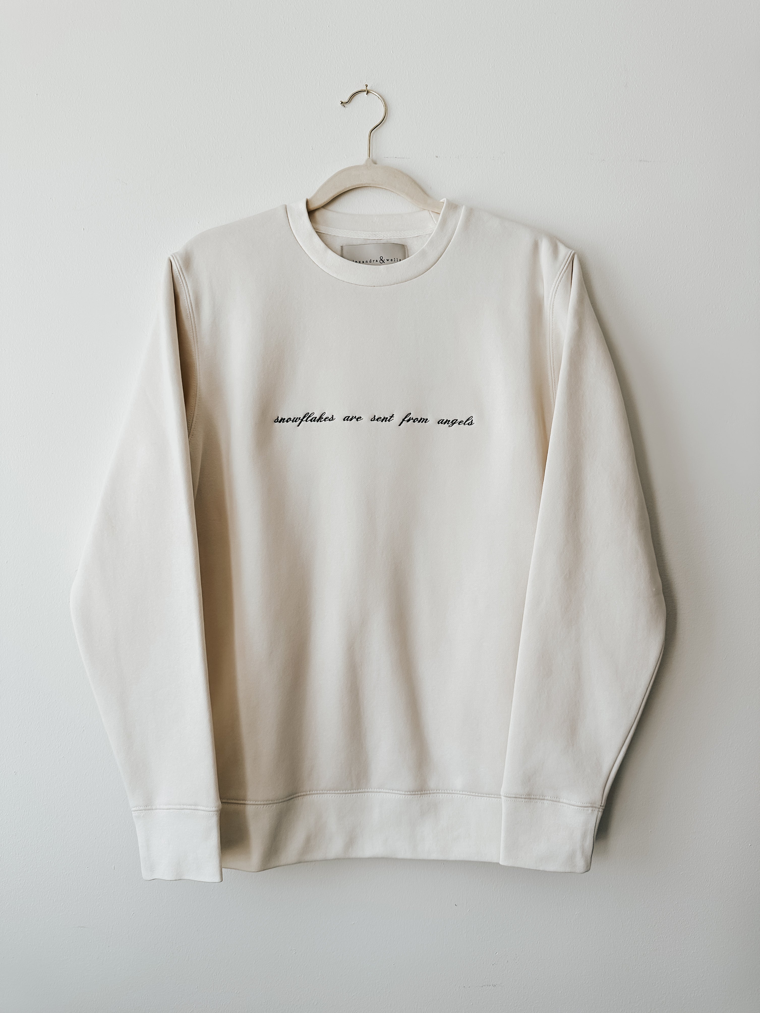 Heavy Cotton Crewneck | Snowflakes