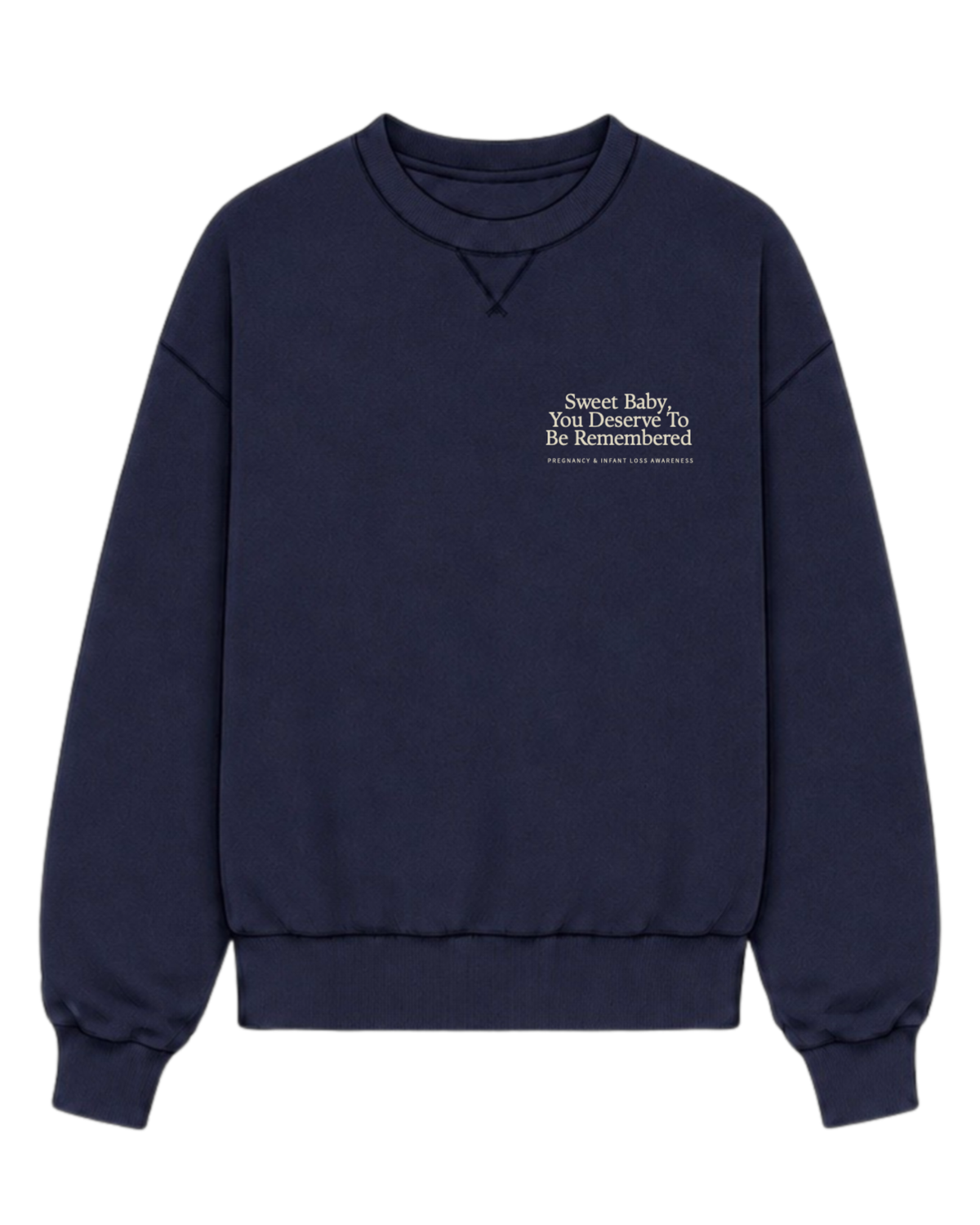 The Heritage Crew in Deep Navy | Sweet Baby