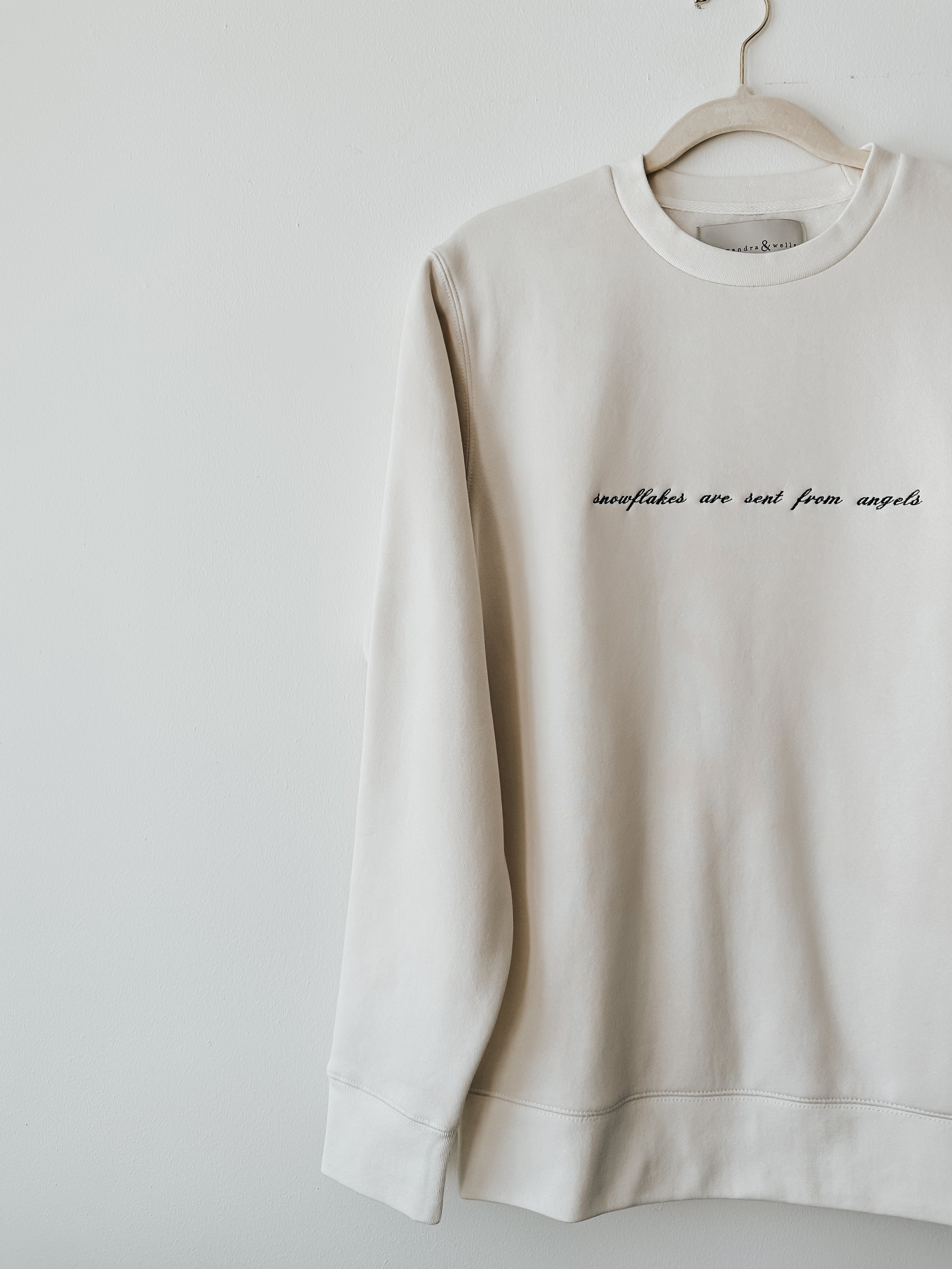 Heavy Cotton Crewneck | Snowflakes
