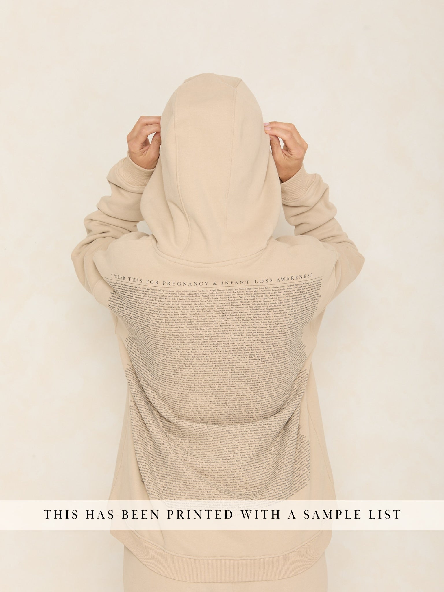 Sweet Baby Oversized Hood | Bone