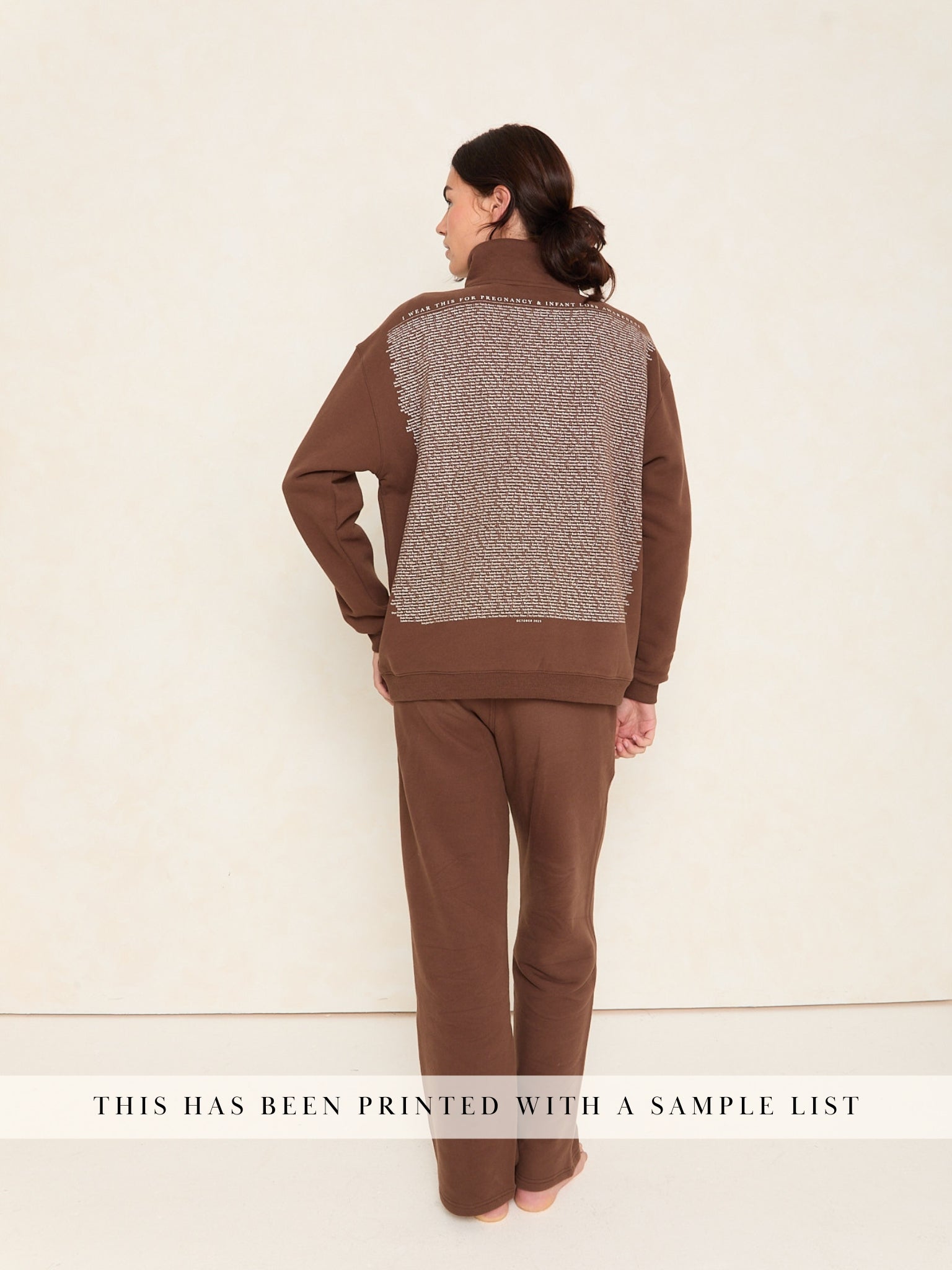 Sweet Baby Oversized Half Zip | Espresso