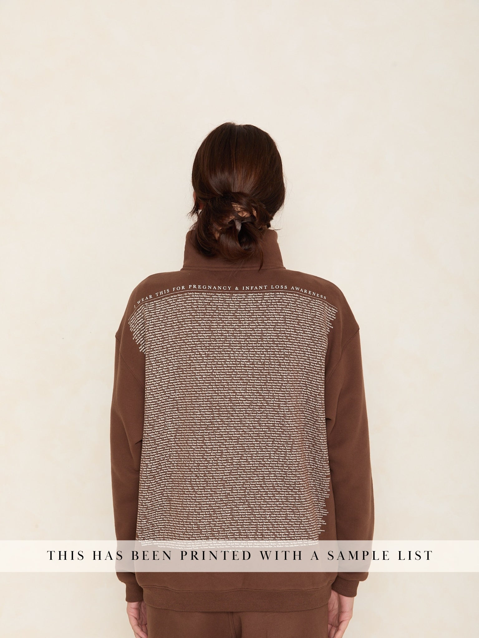 Sweet Baby Oversized Half Zip | Espresso