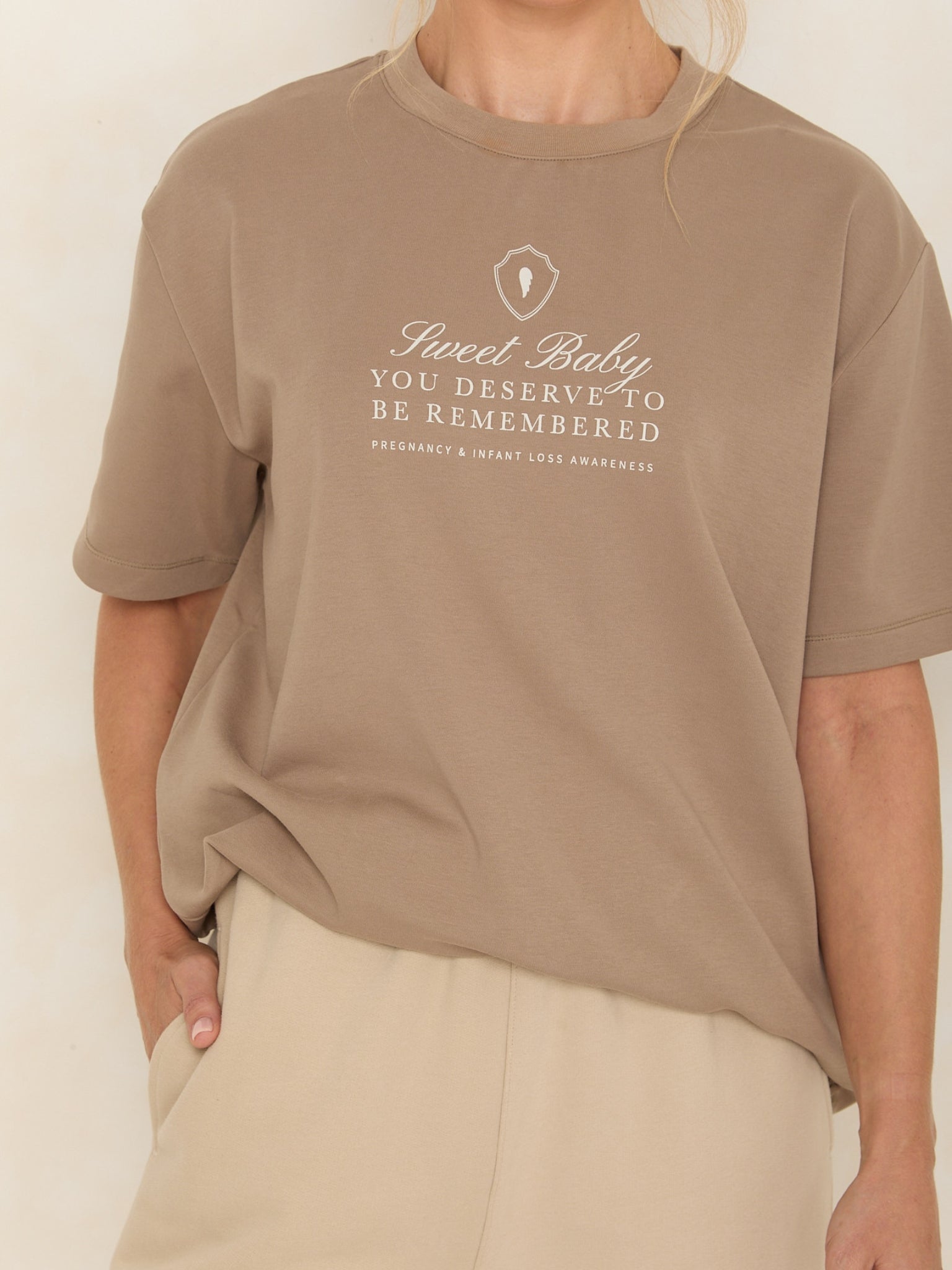 Sweet Baby Oversized Tee | Mink