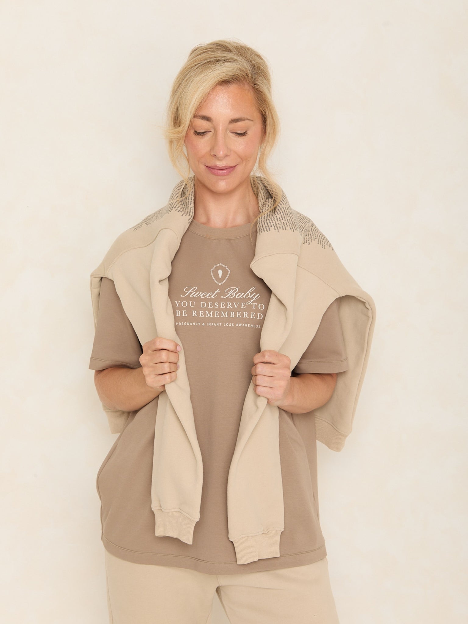 Sweet Baby Oversized Tee | Mink
