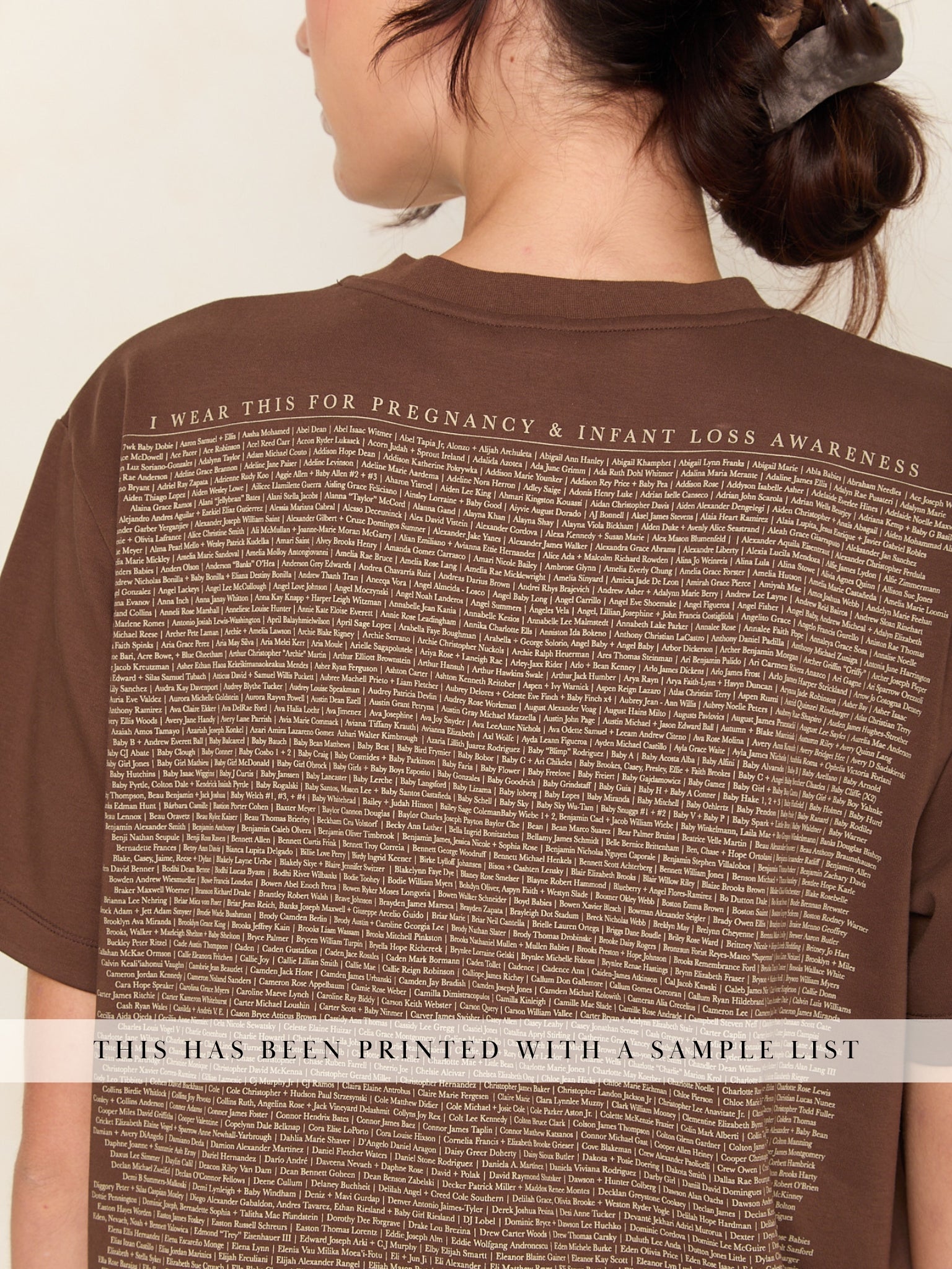 Sweet Baby Oversized Tee | Espresso
