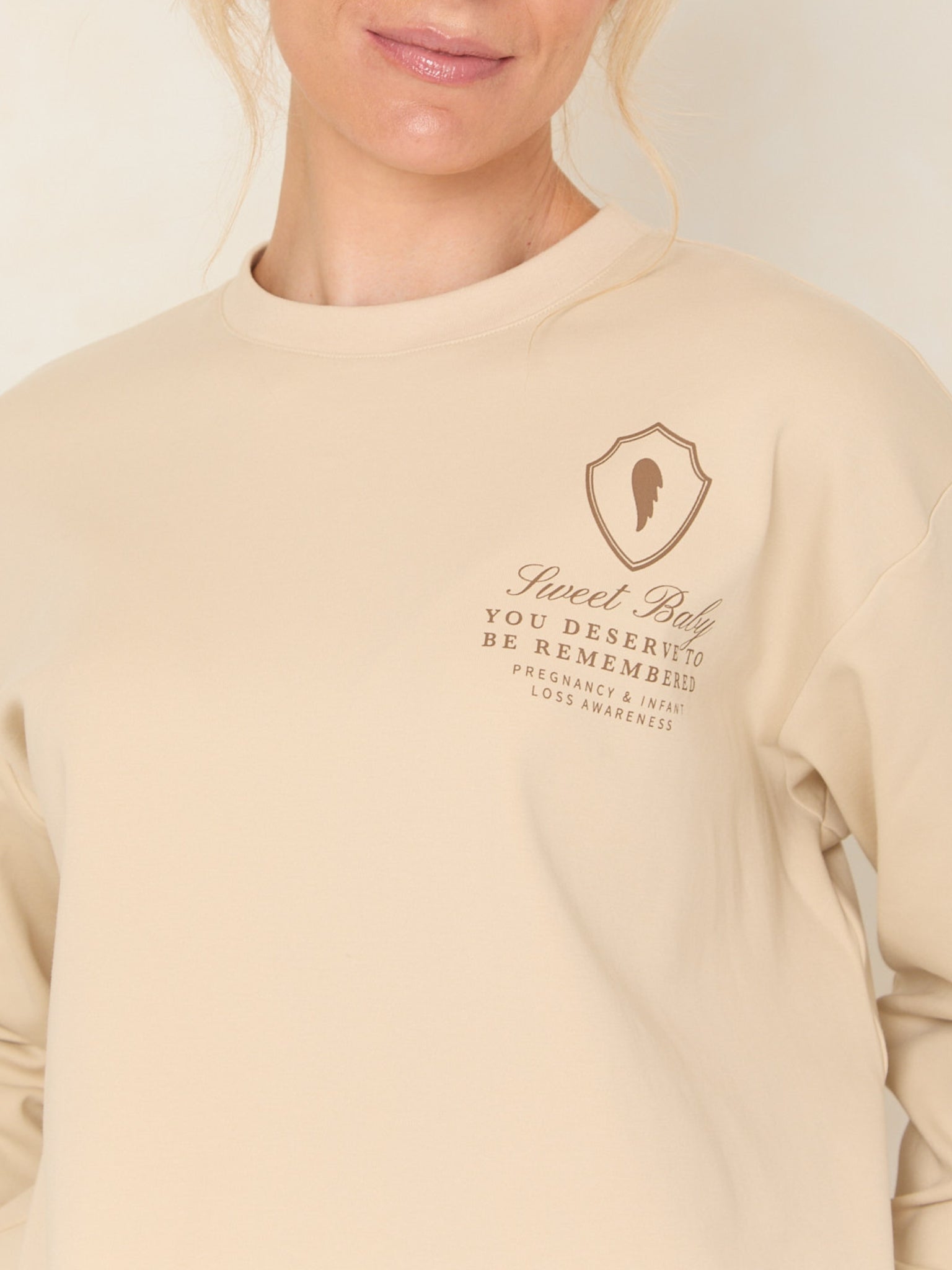 Sweet Baby Oversized Long Sleeve | Oat
