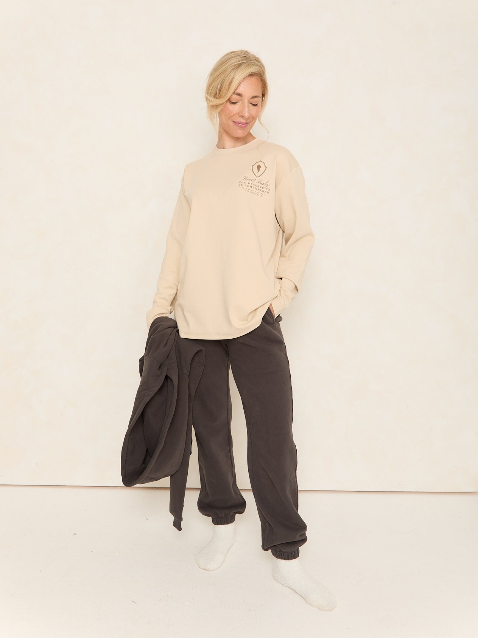 Sweet Baby Oversized Long Sleeve | Oat