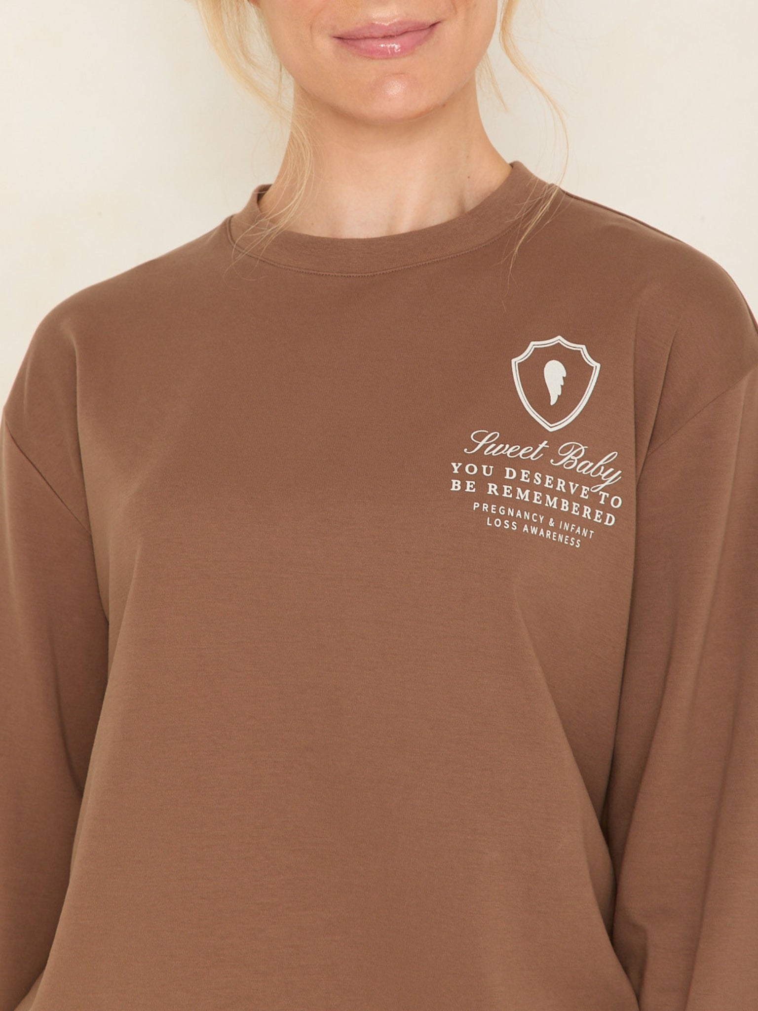 Sweet Baby Oversized Long Sleeve | Walnut