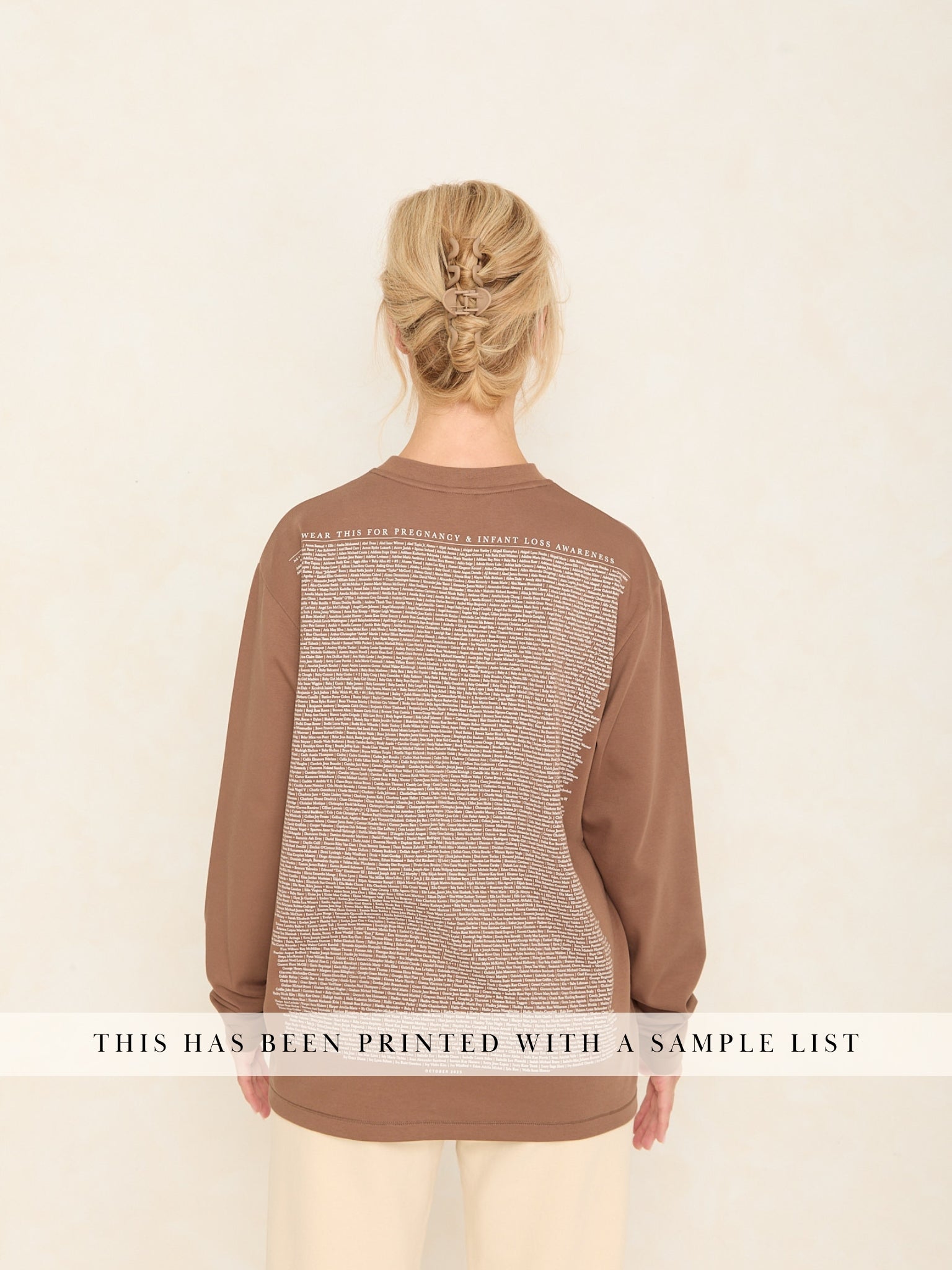 Sweet Baby Oversized Long Sleeve | Walnut