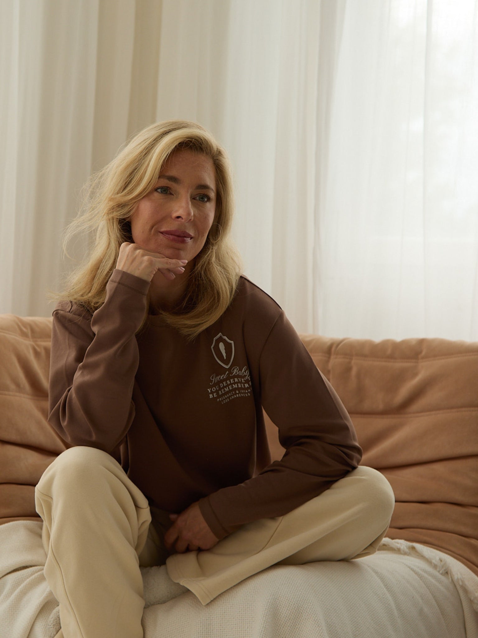 Sweet Baby Oversized Long Sleeve | Walnut