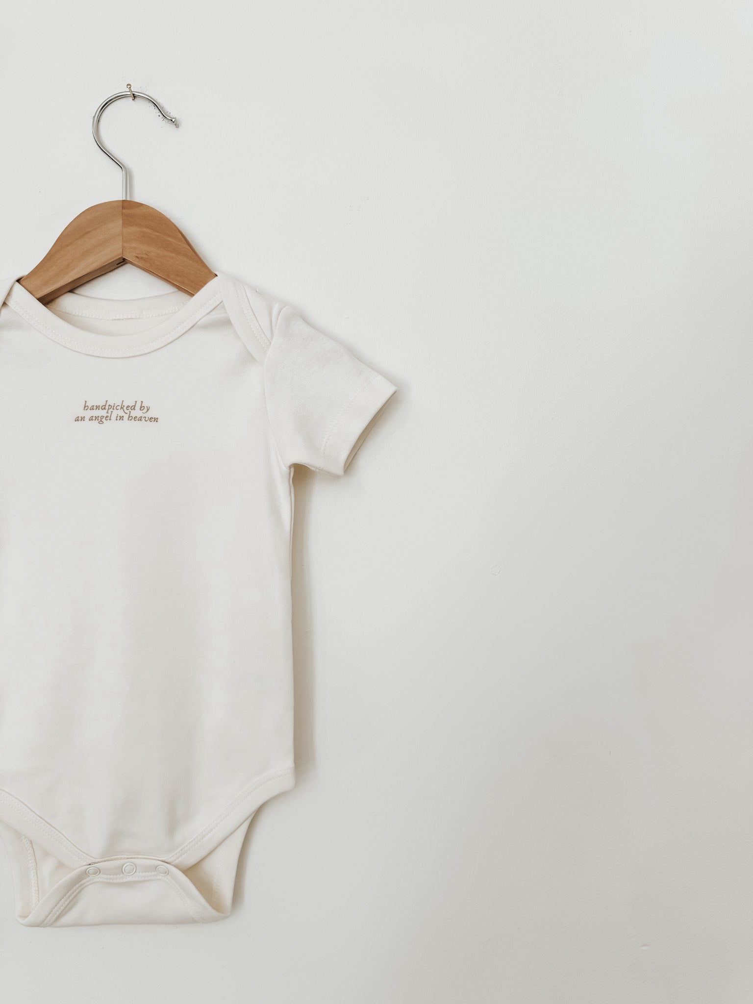 Classic Short Sleeve Bodysuit | Hand Picked By An Angel