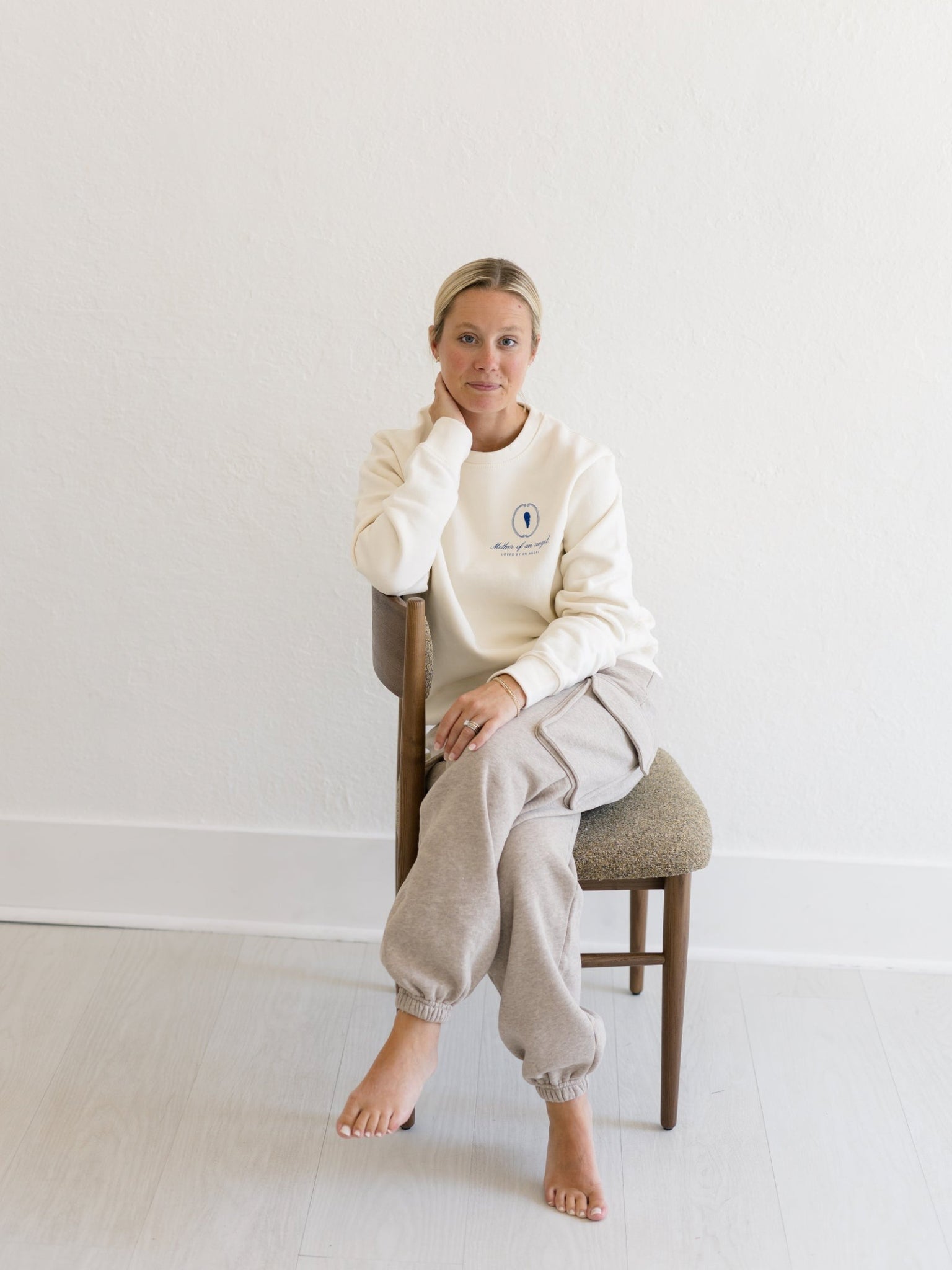 Signature Crewneck | Mother Of An Angel Crest