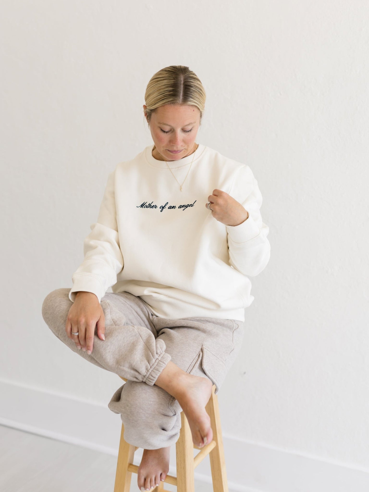 Signature Crewneck | Mother Of An Angel Script