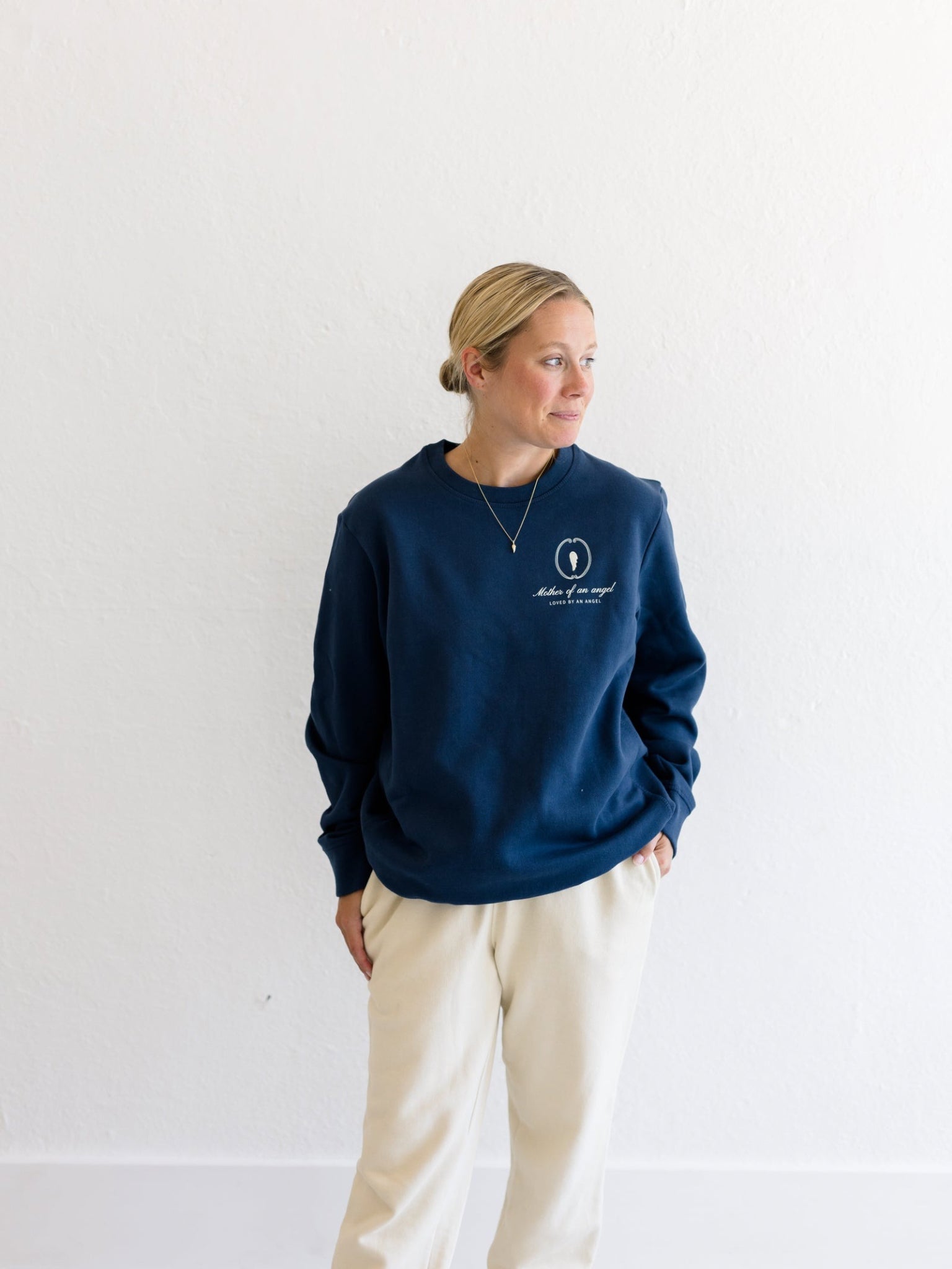 Signature Crewneck | Mother Of An Angel Crest