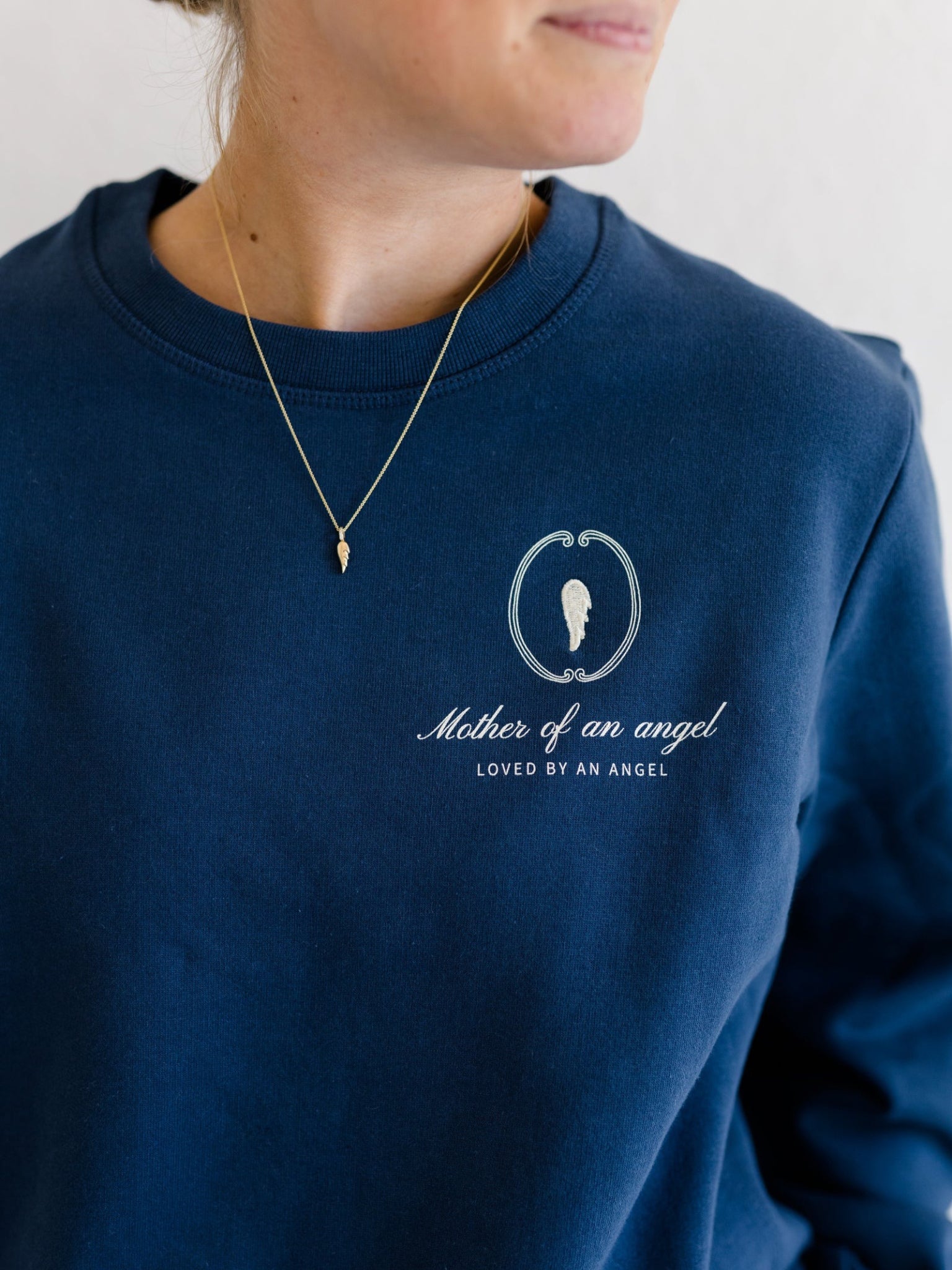 Signature Crewneck | Mother Of An Angel Crest