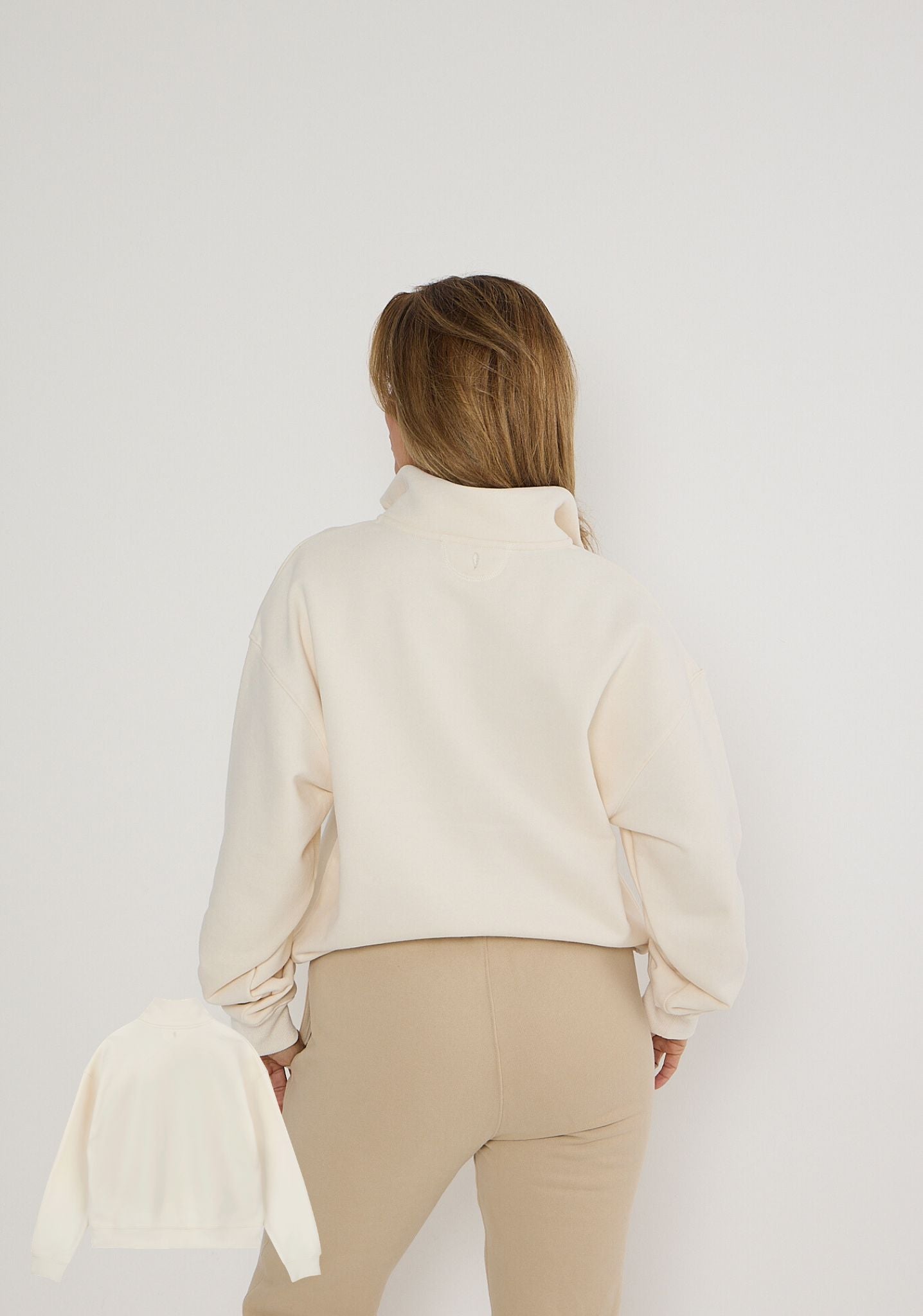 The Comfort Half Zip Sweatshirt