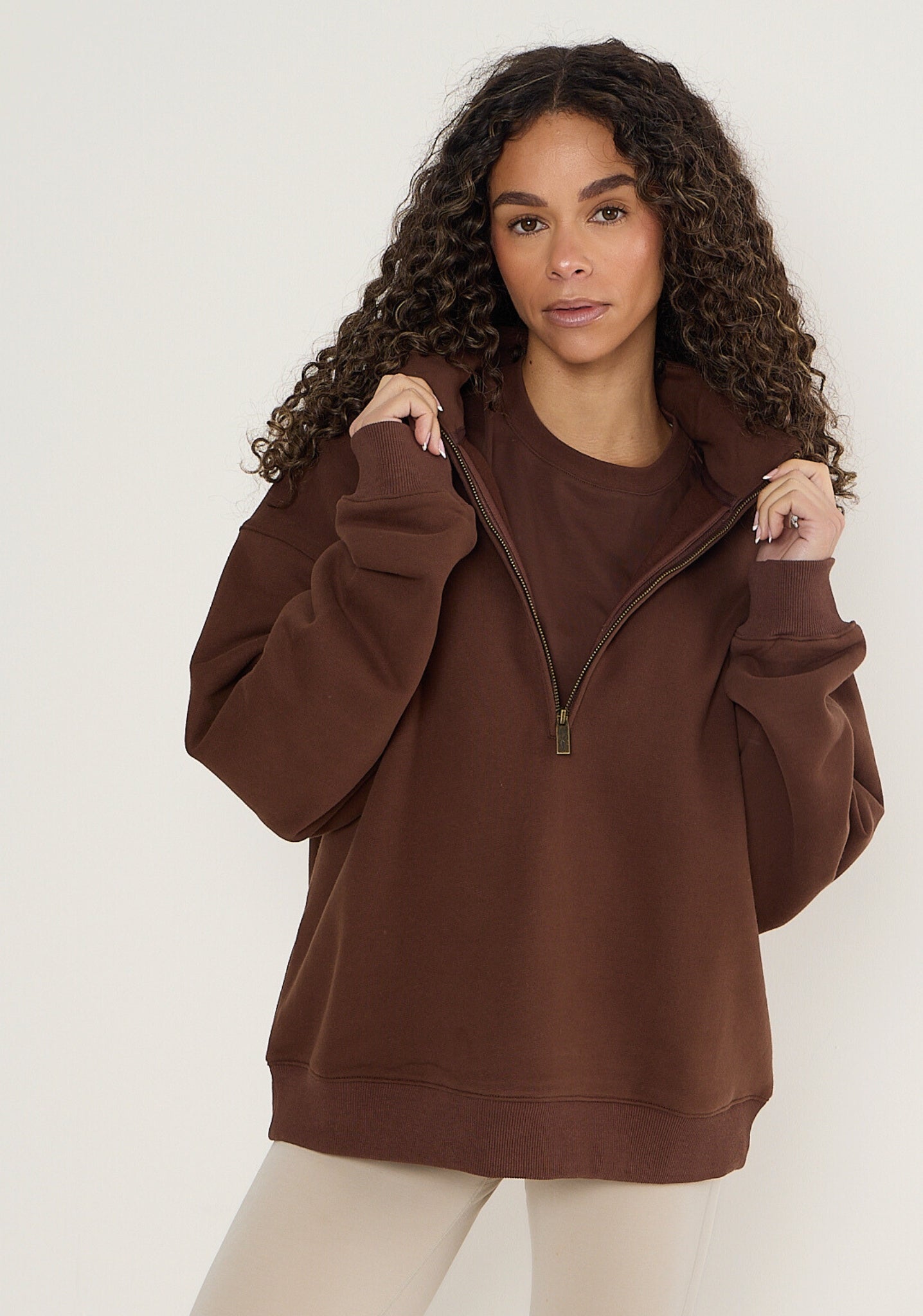 The Comfort Half Zip Sweatshirt