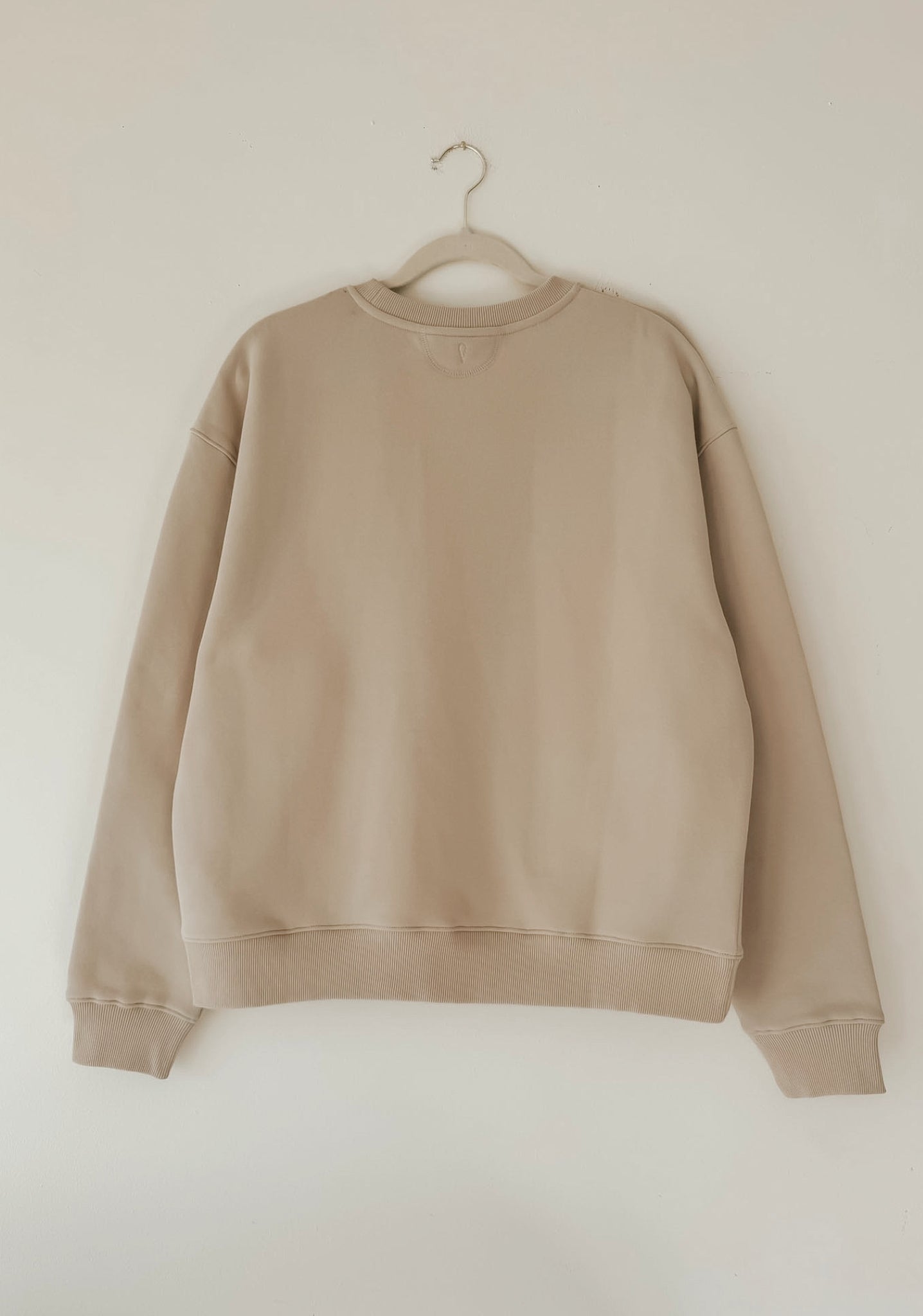 Mother Of An Angel Comfort Crewneck in Bone