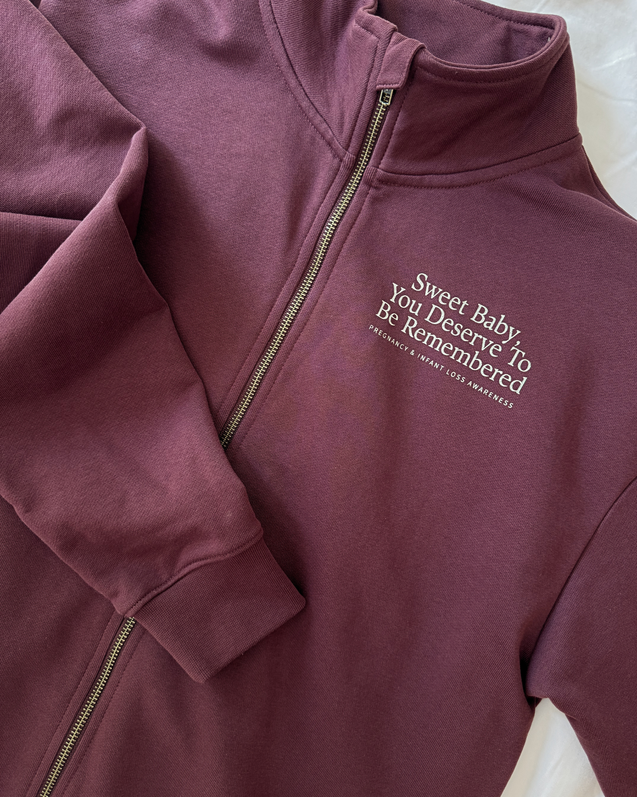 The Heritage Zip Through in Burgundy | Sweet Baby