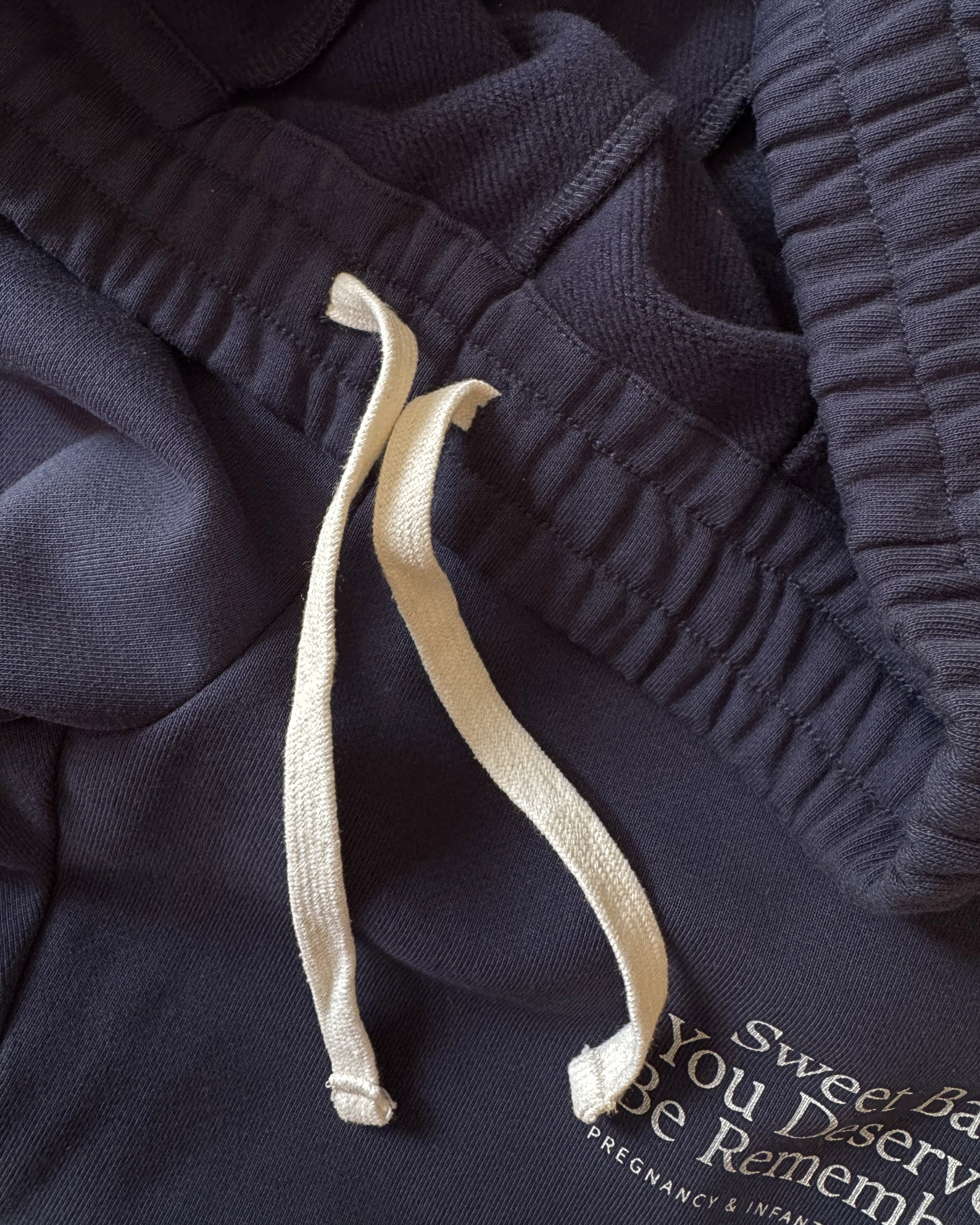 The Heritage Cuffed Sweat in Deep Navy | Sweet Baby
