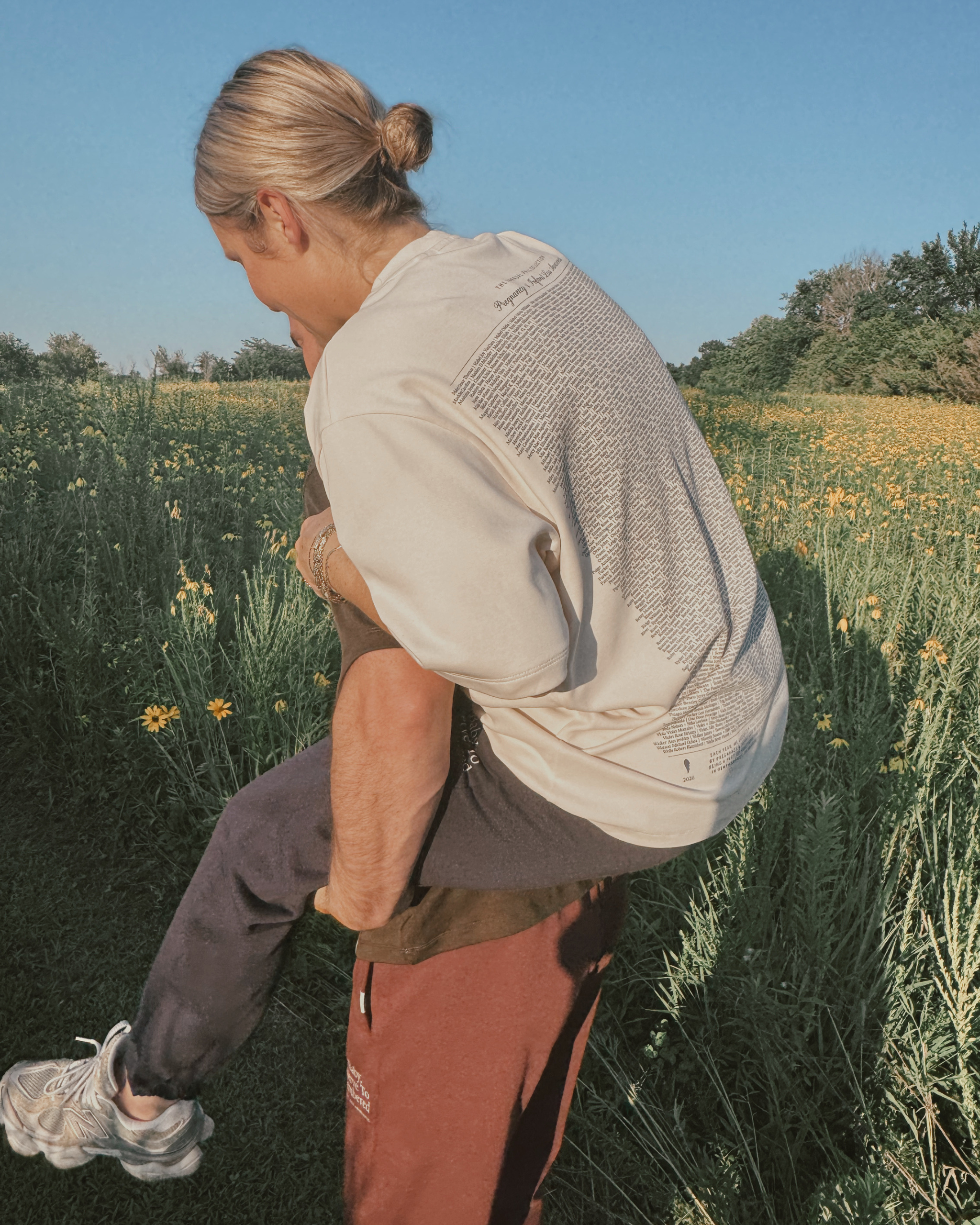 The Comfort Tee in Oyster | Sweet Baby