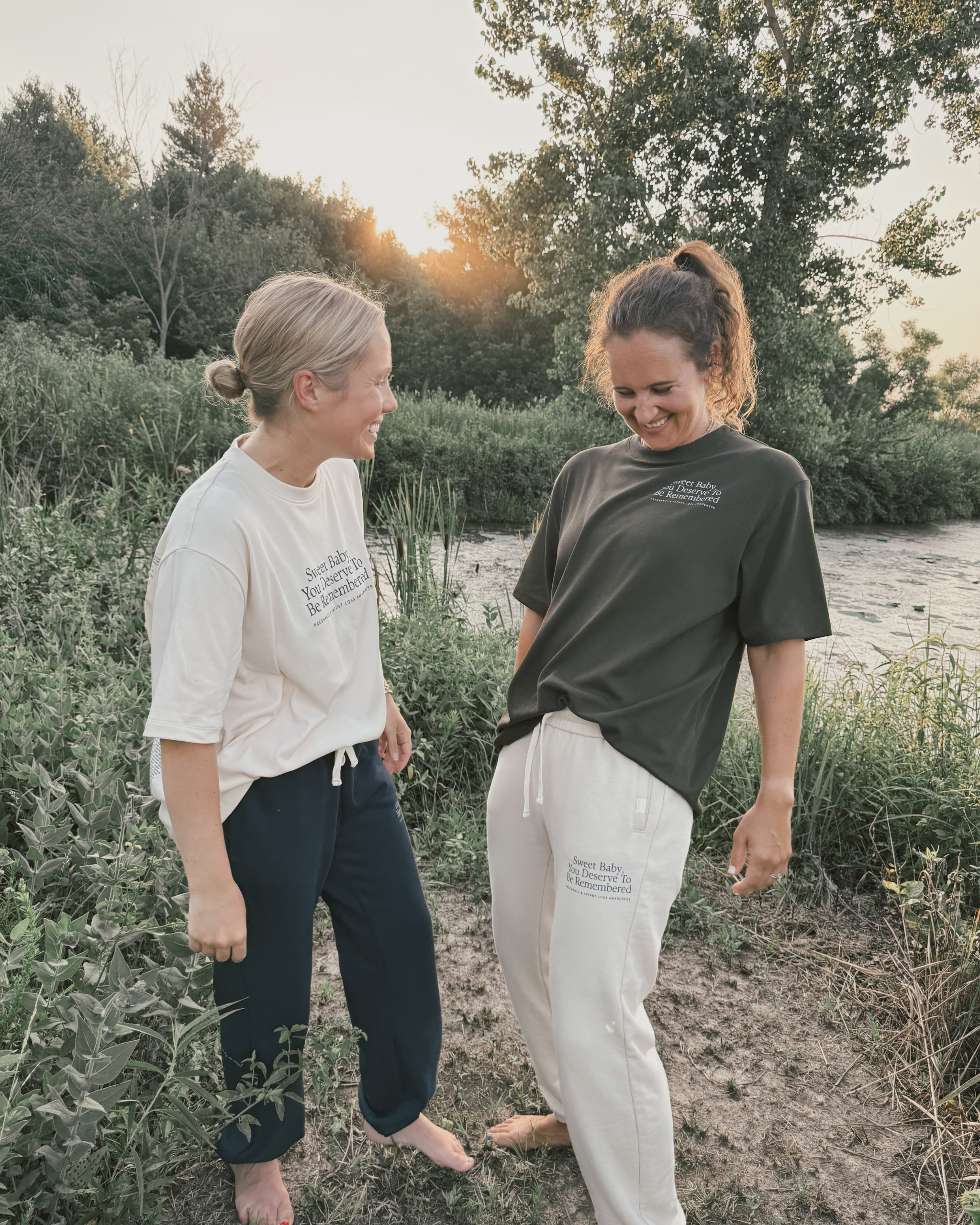 The Comfort Tee in Oyster | Sweet Baby