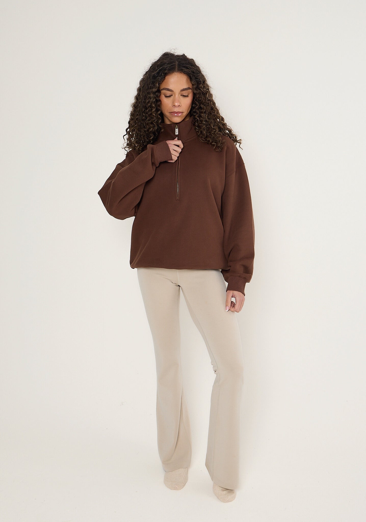 The Comfort Half Zip Sweatshirt