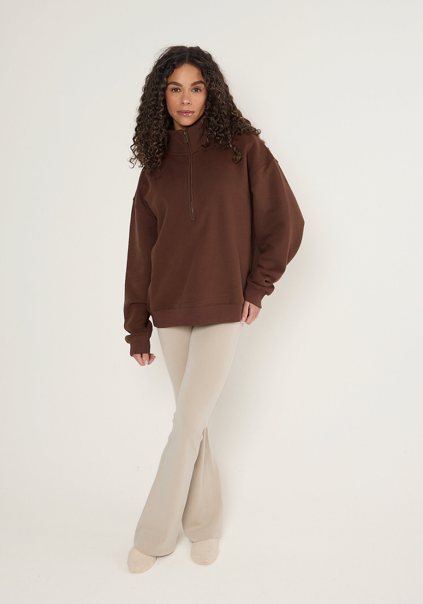The Comfort Half Zip Sweatshirt
