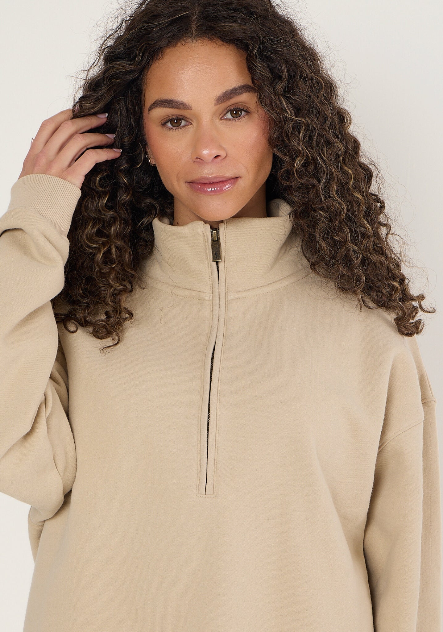 The Comfort Half Zip Sweatshirt