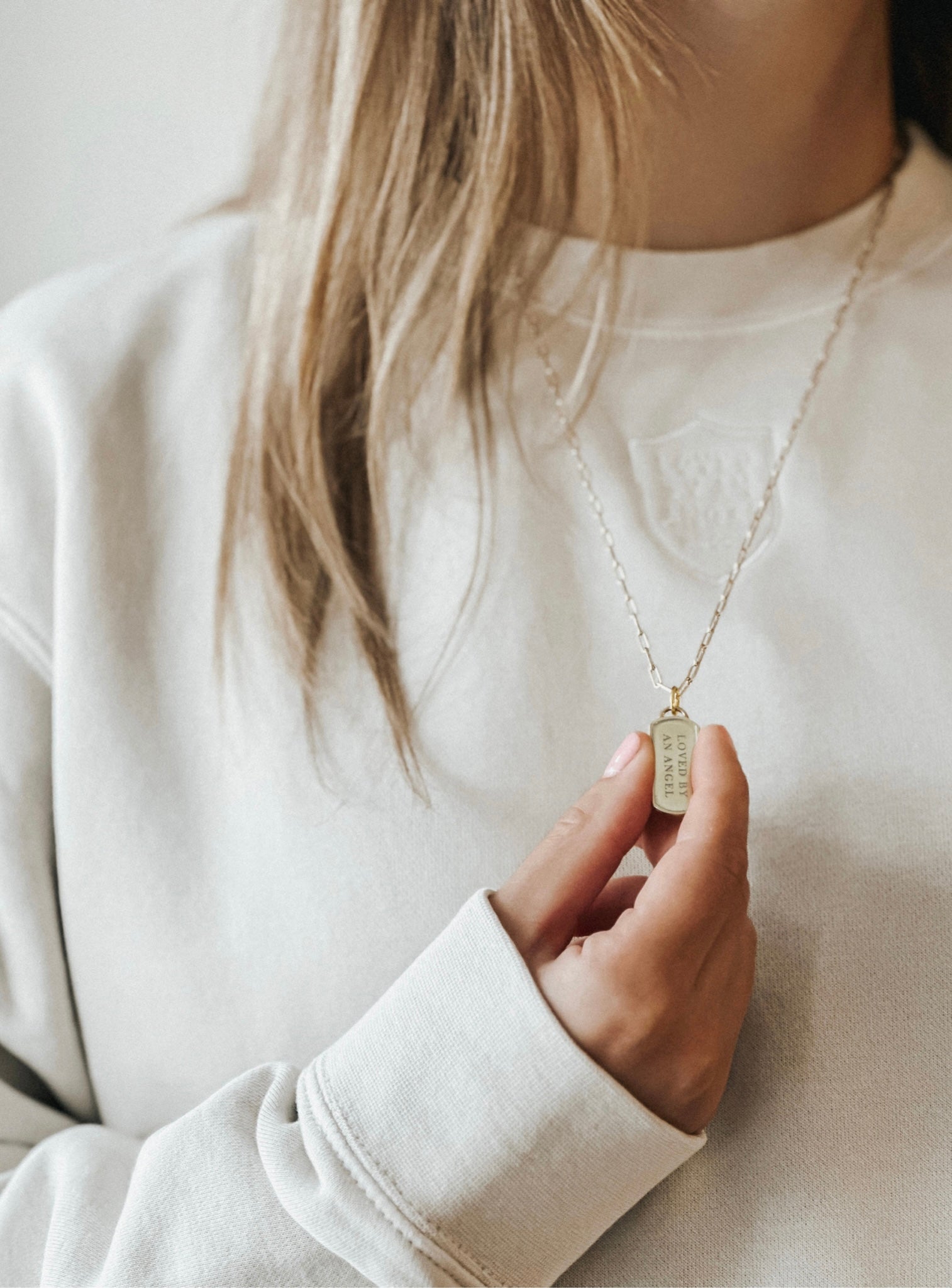 The Foundation Tag | Sterling Silver + 14k Yellow Gold