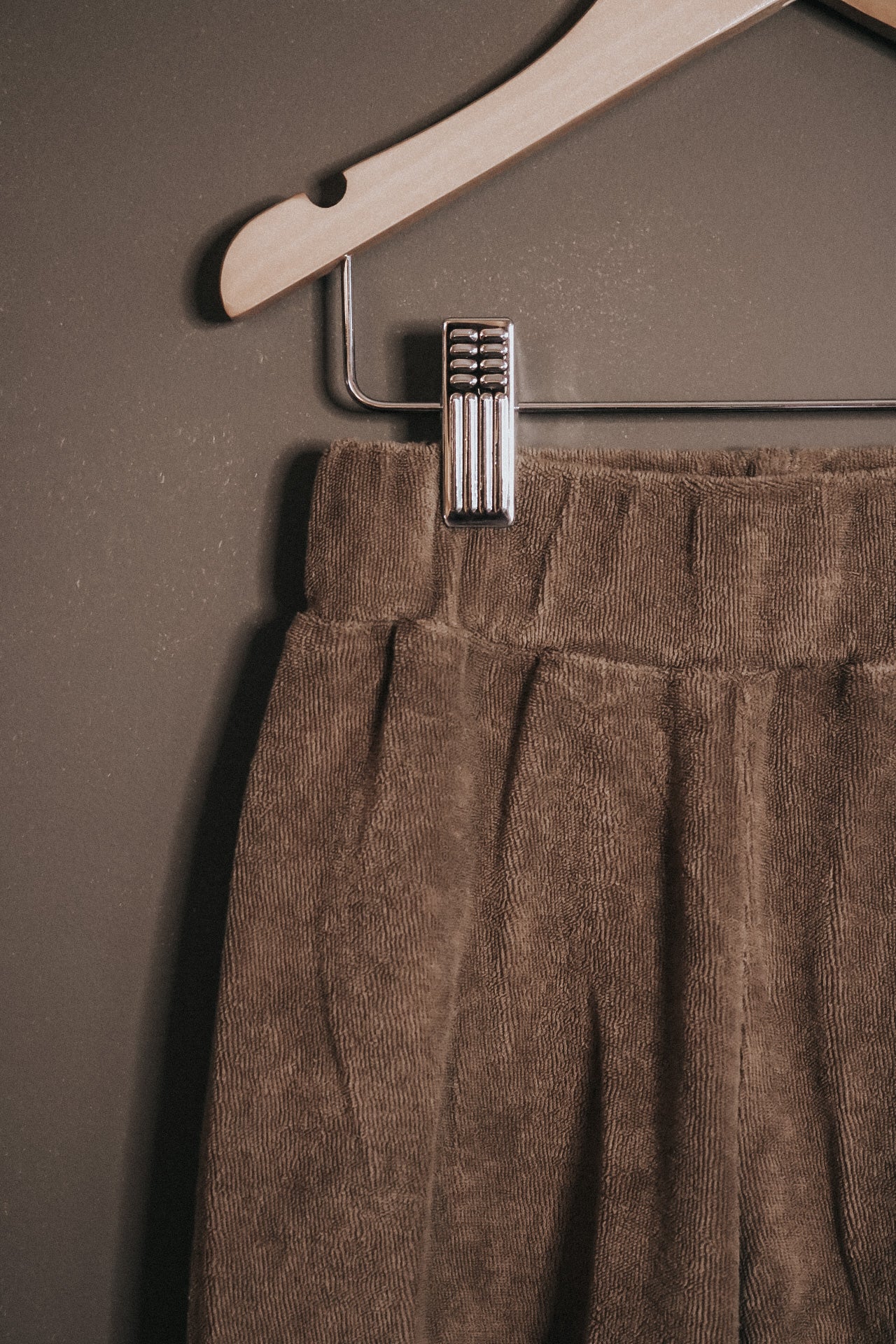 The Wide Leg Terry Trouser