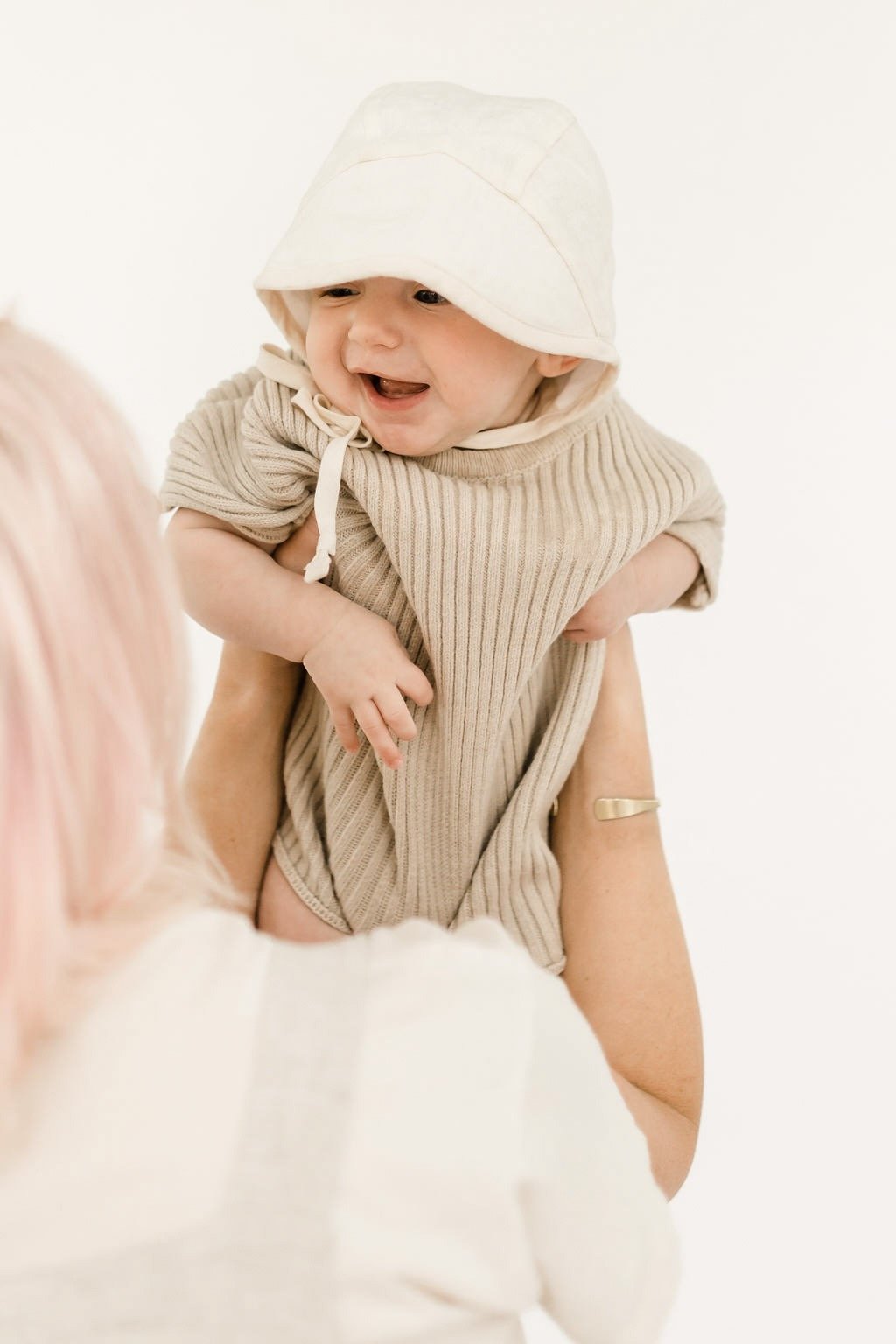 OAT Children | Ribbed Knit Playsuit