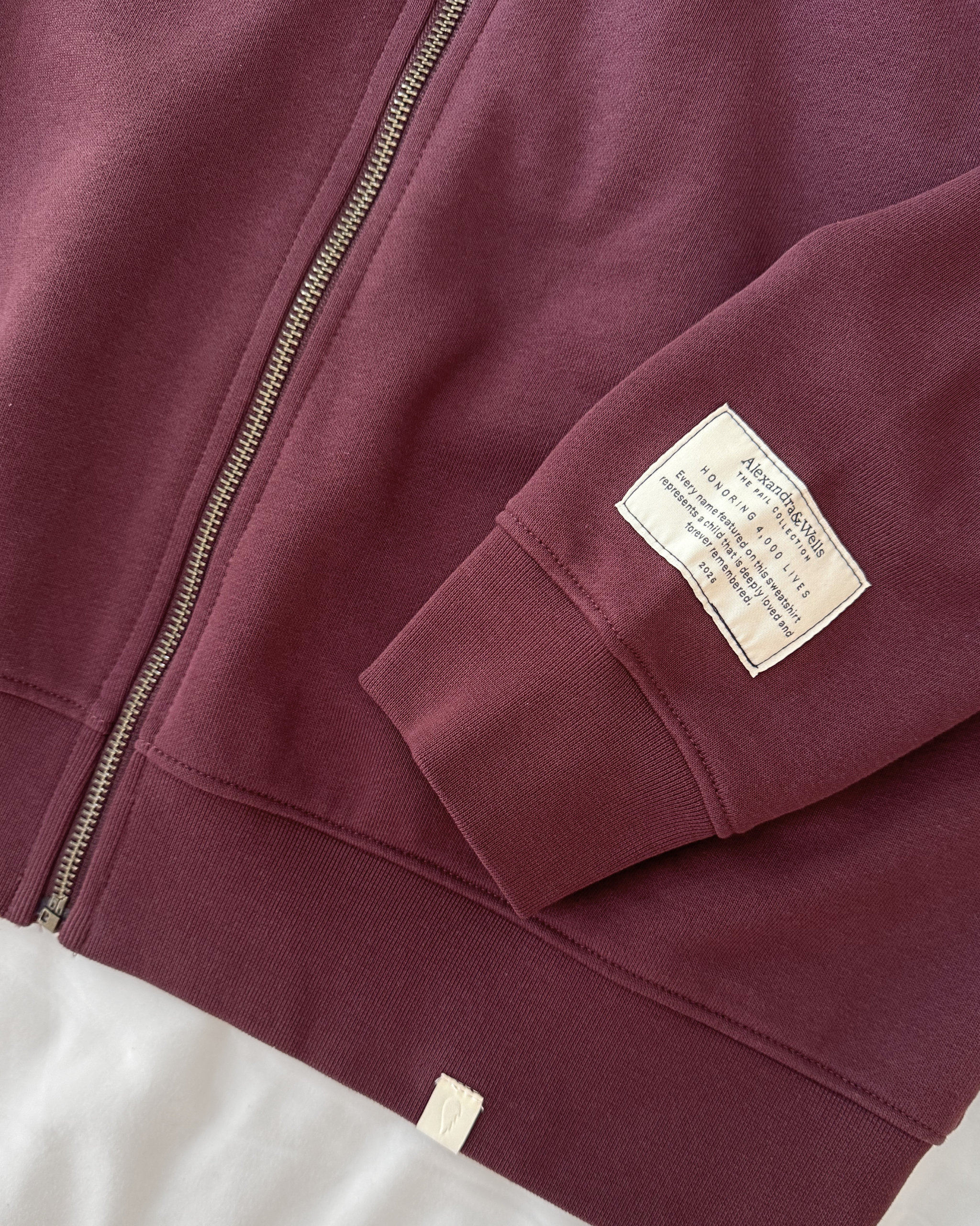 The Heritage Zip Through in Burgundy | Sweet Baby