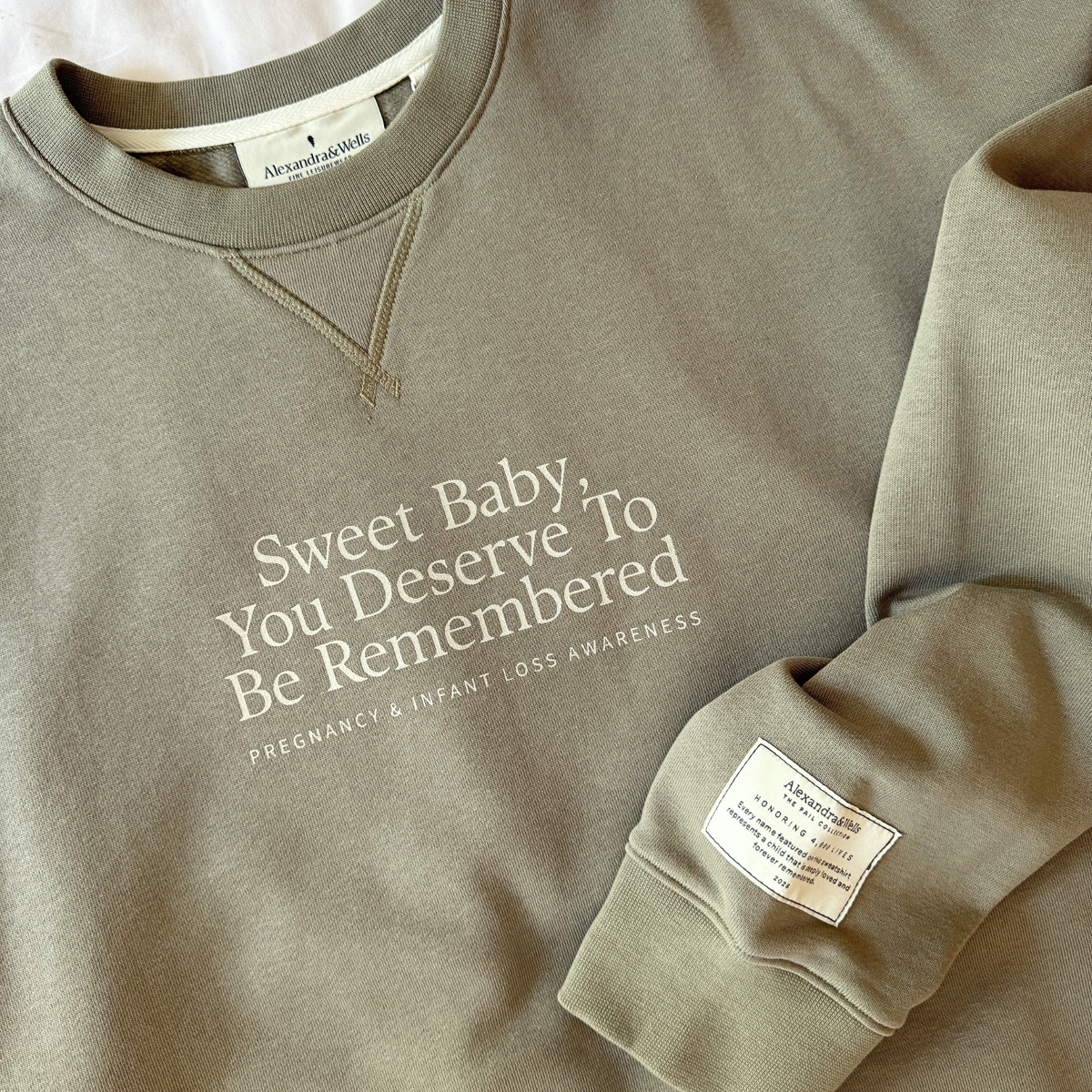 2026 PAIL Crewneck | Pregnancy & Infant Loss Remembrance Clothing