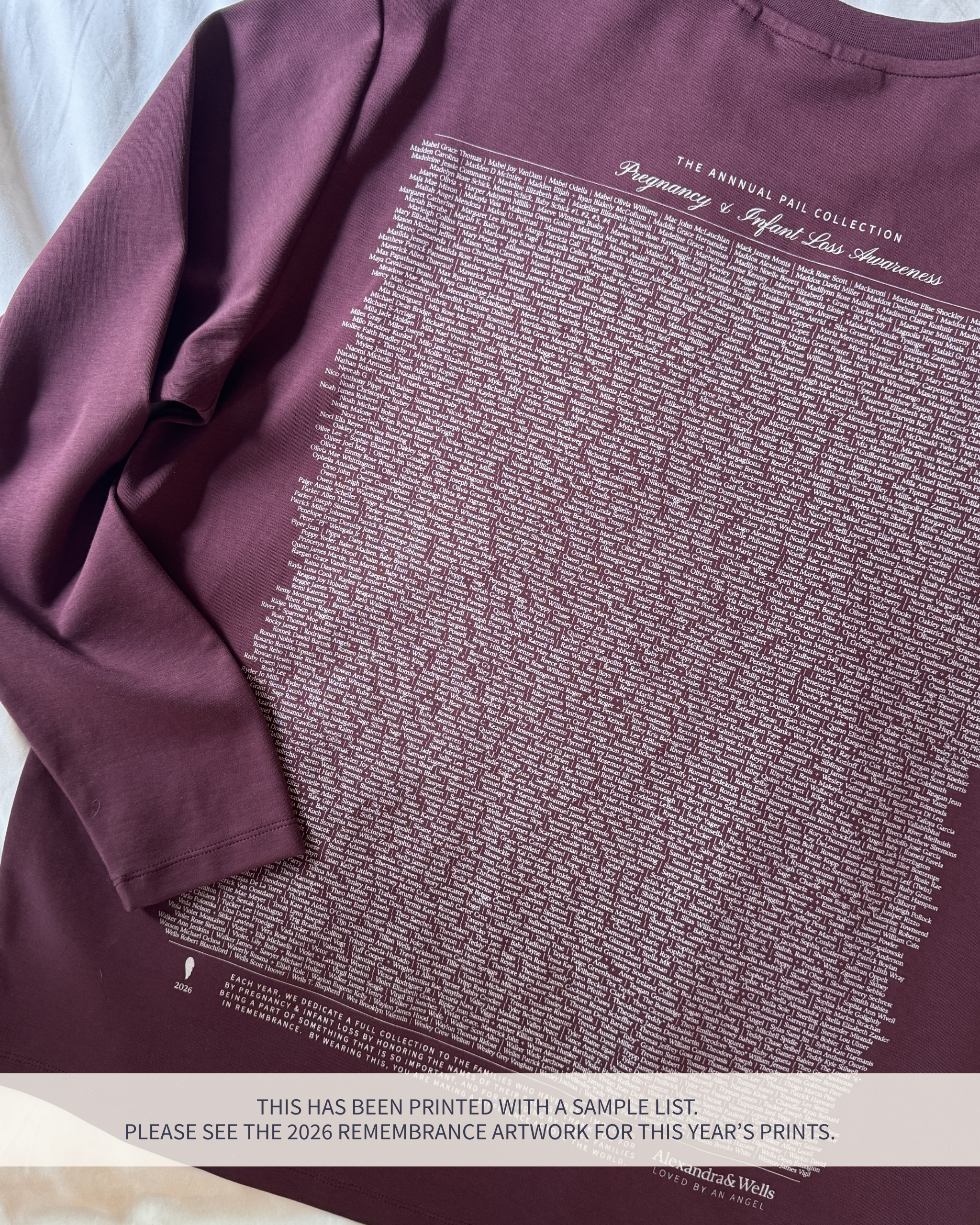 The Comfort Long Sleeve in Burgundy | Sweet Baby