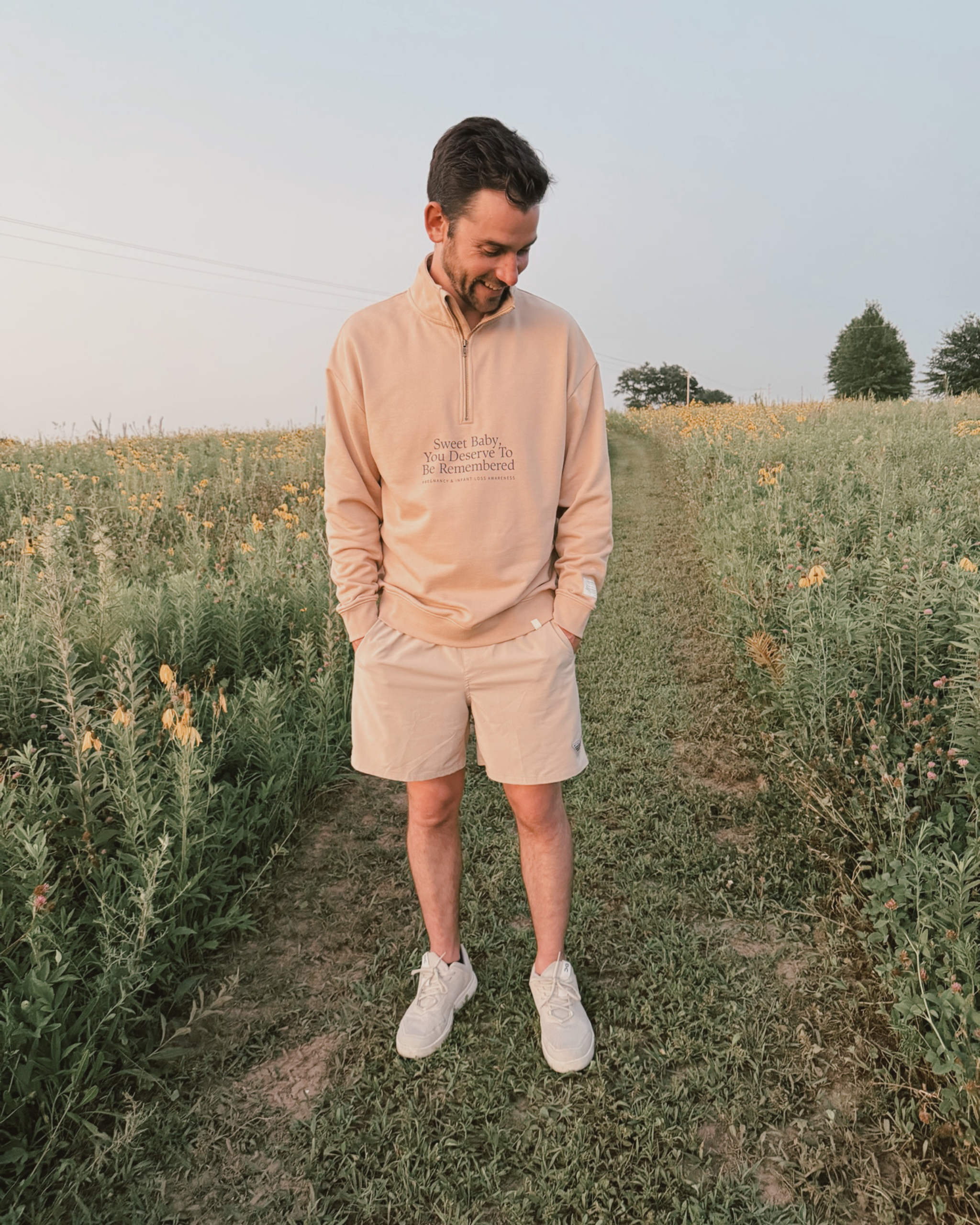 The Heritage Quarter Zip in Wheat | Sweet Baby