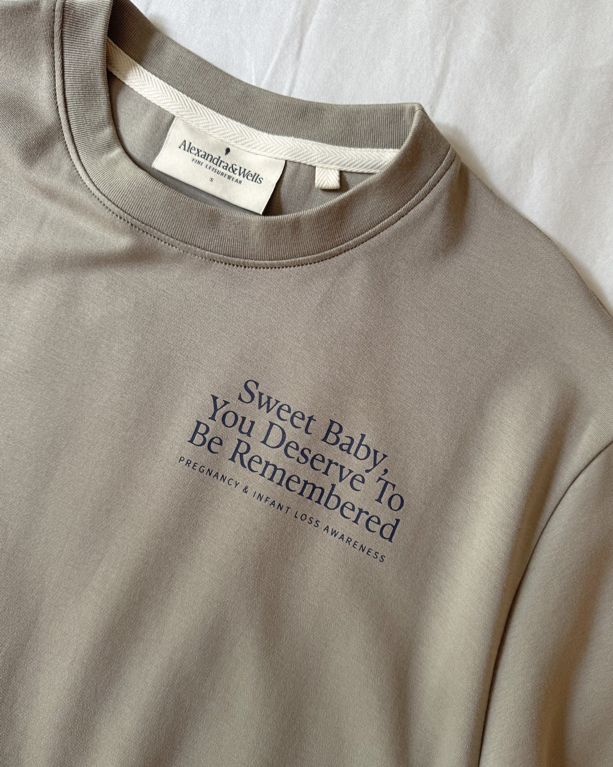 The Comfort Tee in Sage | Sweet Baby
