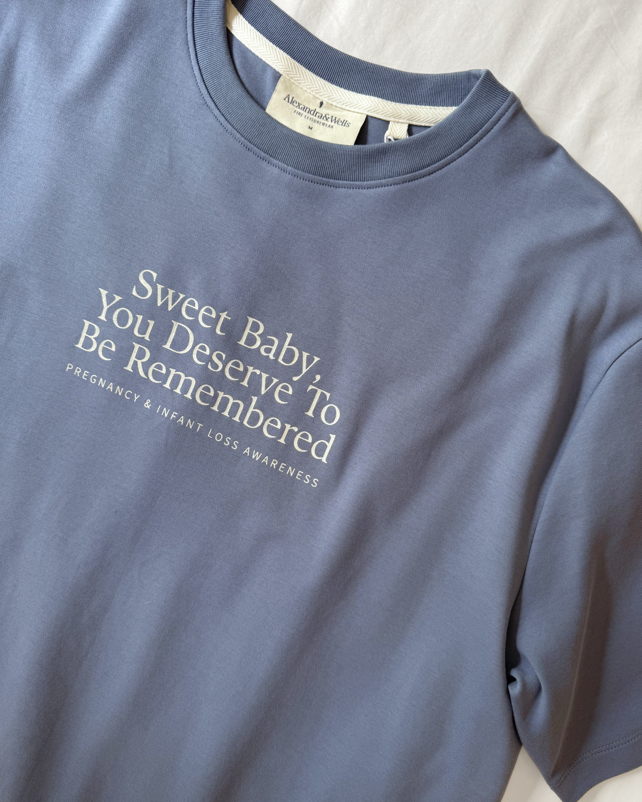 The Comfort Tee in Atlantic | Sweet Baby